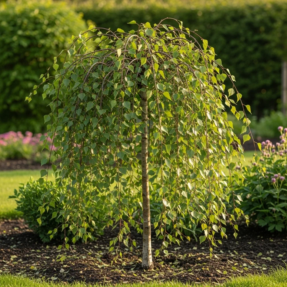5ft Young's Weeping Birch Tree | Betula Pendula 'Youngii' | 9L Pot | 2 Years Old