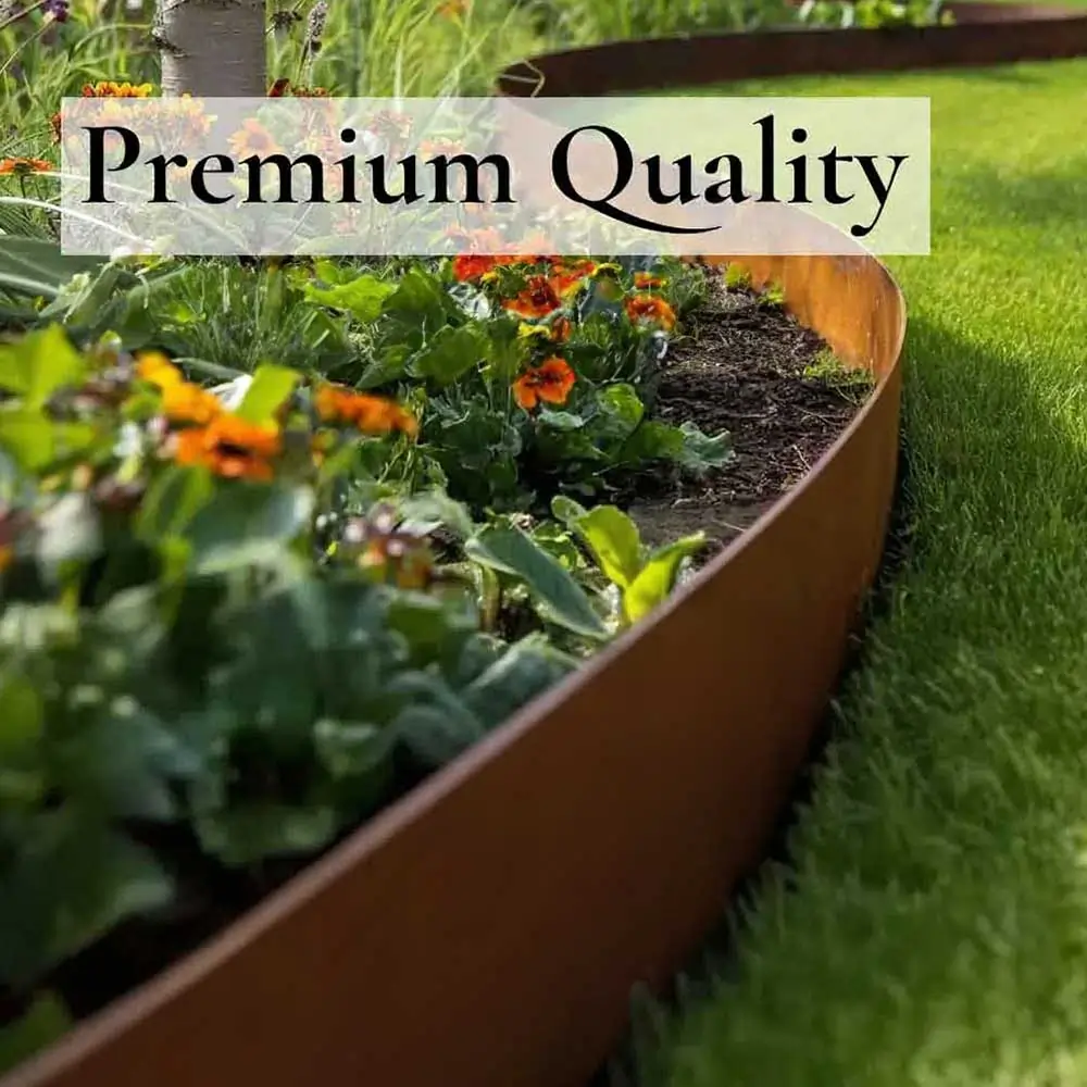 5m Steel Lawn Edging 1.5mm Thick (1 Set/ 5pcs) - Image 9