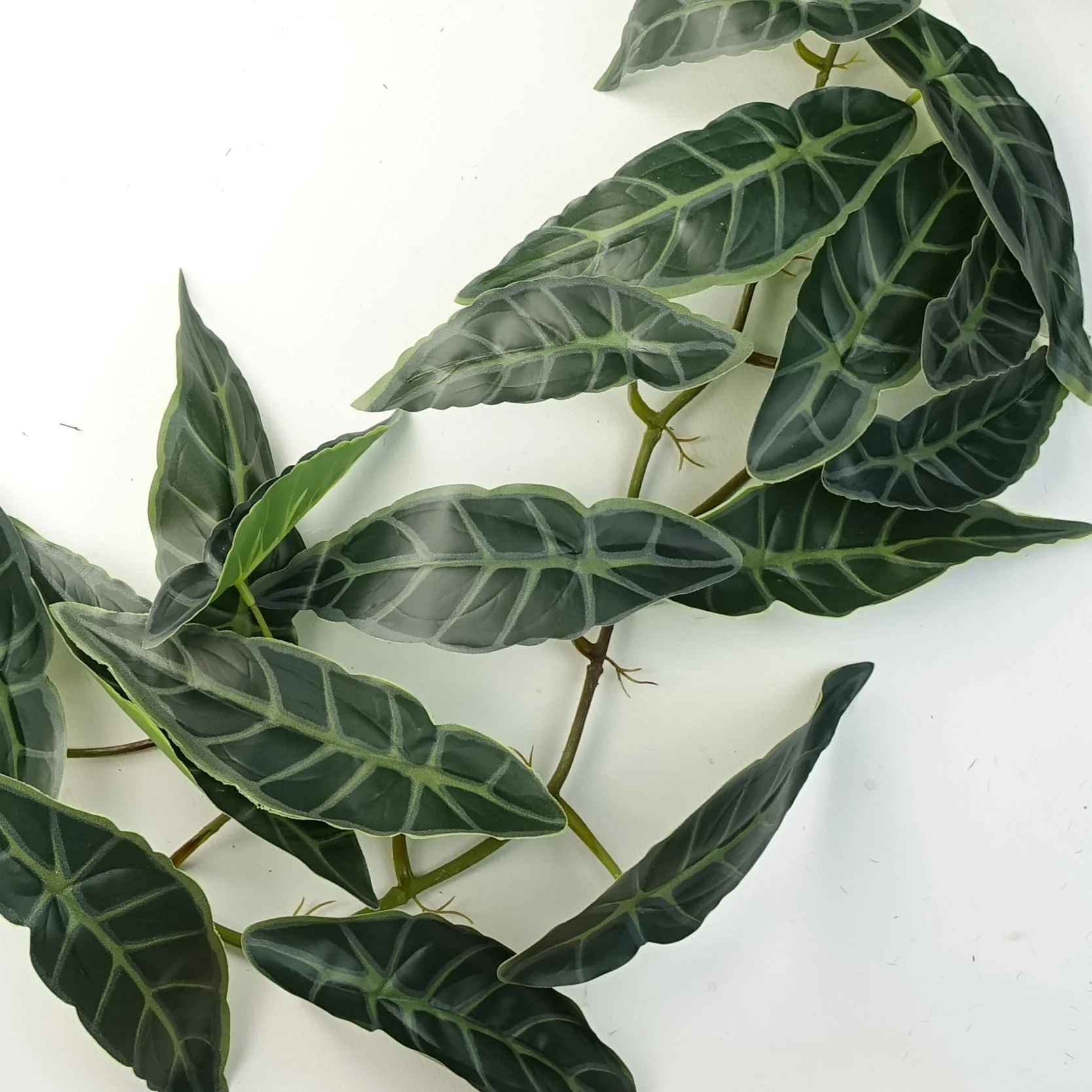 6 x 110cm Artificial Hanging Trailing Dark Green Leaf Plant - Image 4