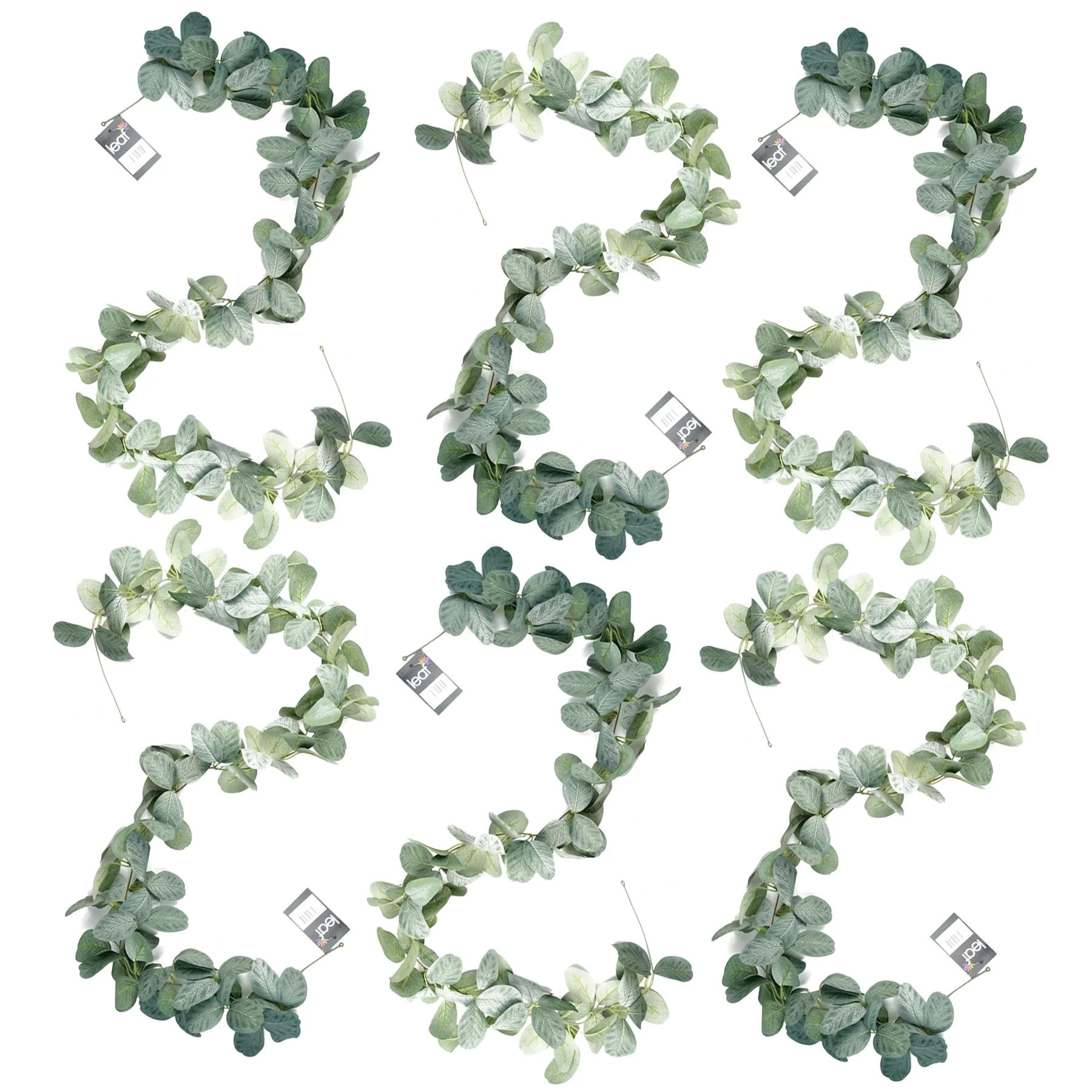 6 x 150cm Artificial Hanging Trailing Evergreen Plant