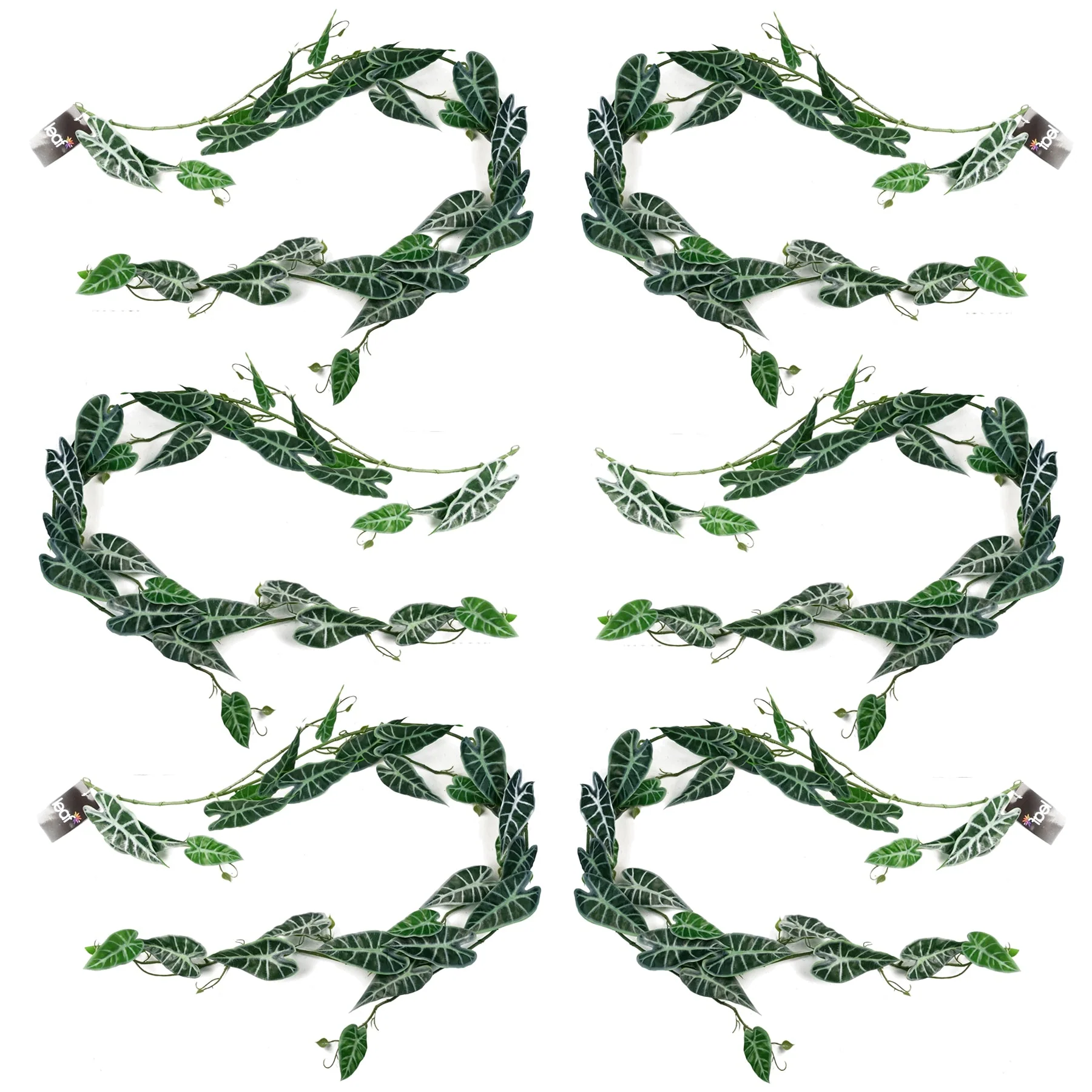 6 x 180cm Artificial Hanging Trailing Amazonica Plant