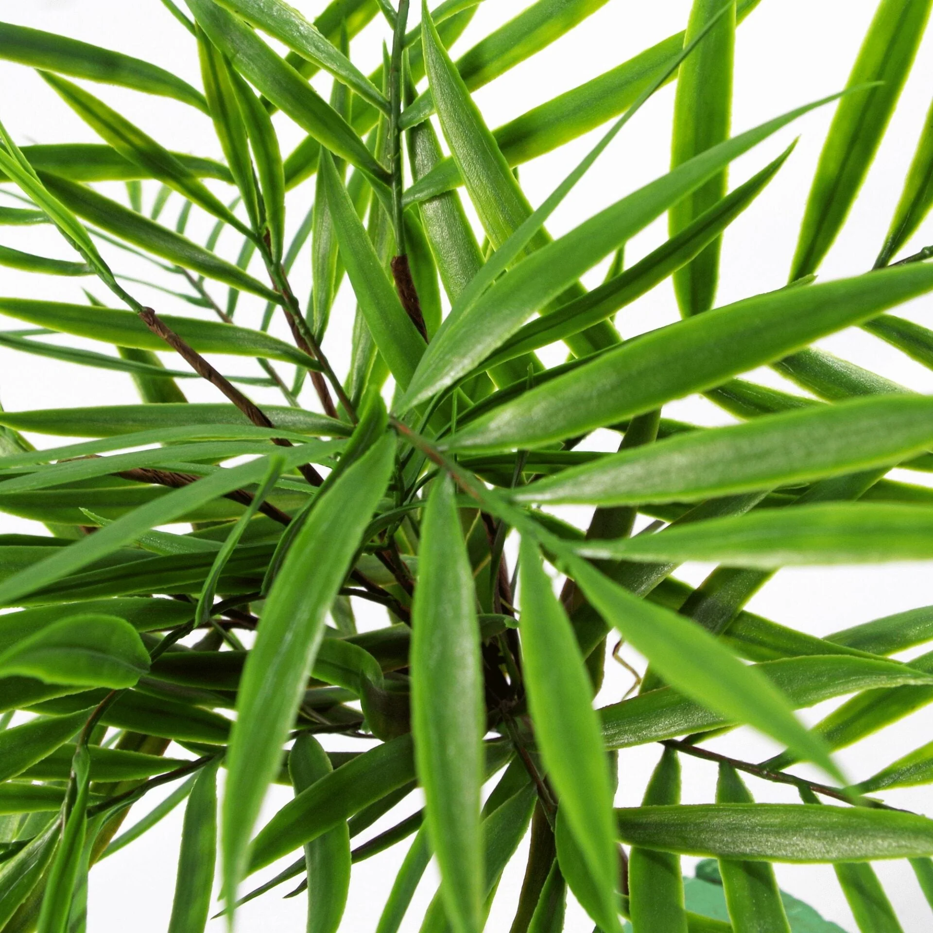 6 x 40cm Artificial Bamboo Palm Bush Plant - Image 2