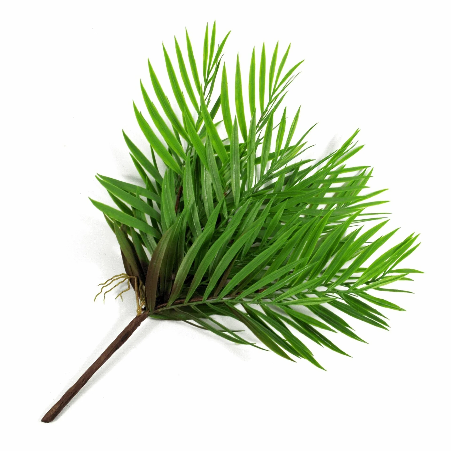 6 x 40cm Artificial Bamboo Palm Bush Plant - Image 4