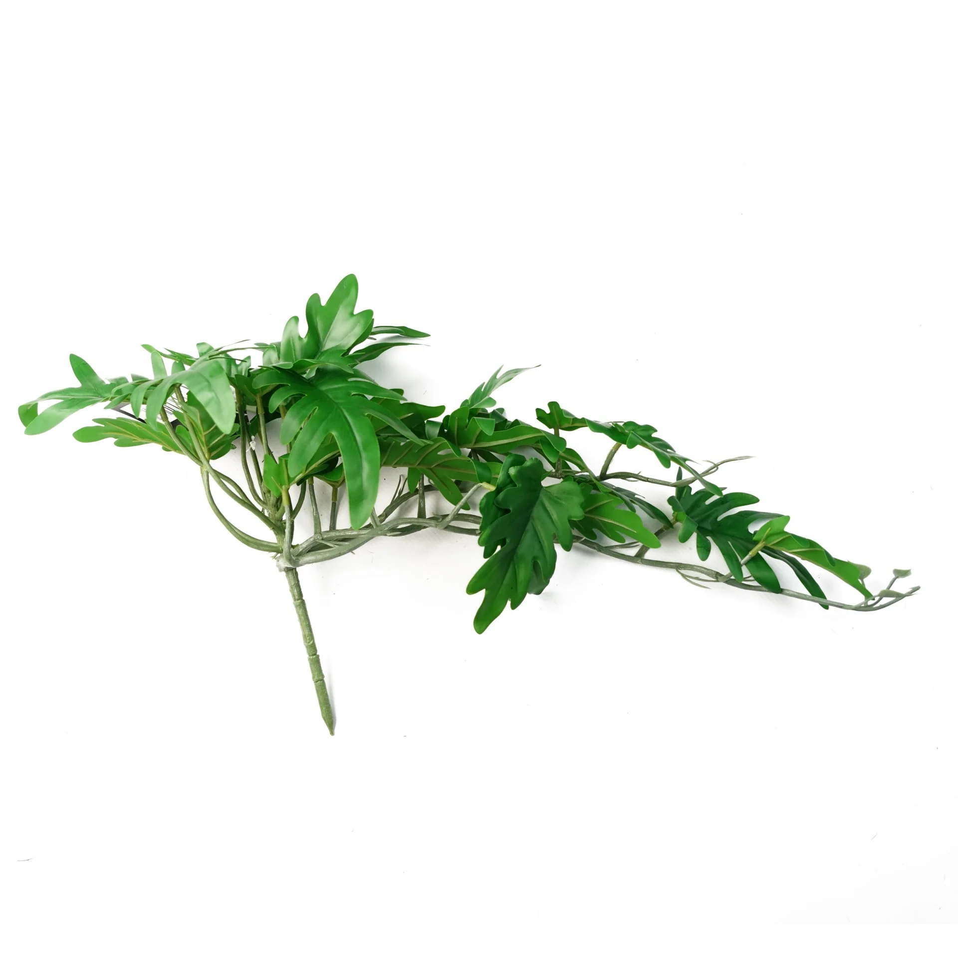 6 x 50cm Artificial Trailing Philodendron Large Leaf Plant - Image 4