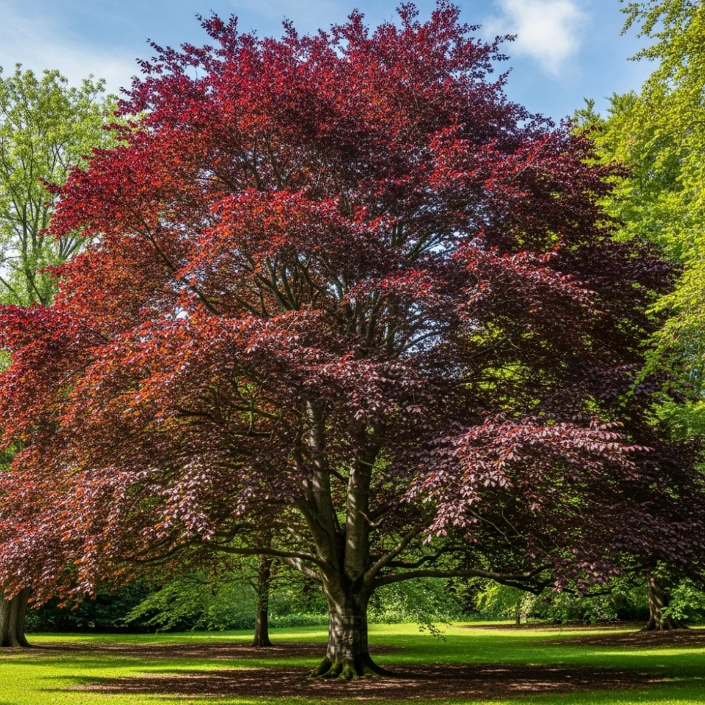 90cm Purple Beech Hedging | Fagus sylvatica 'Purpurea' | Bare Root - Image 3