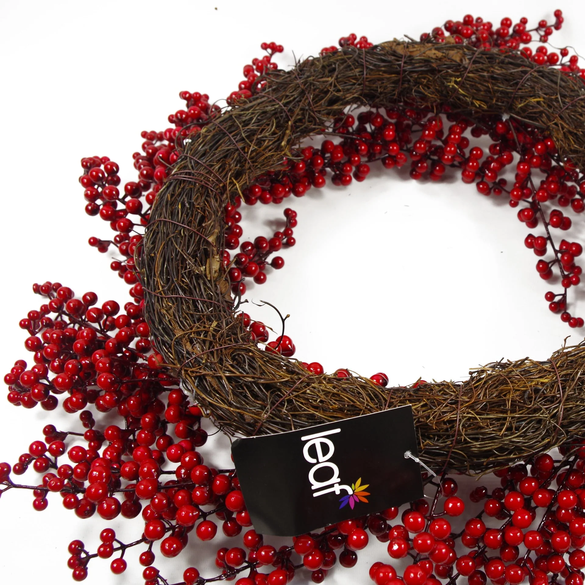 60cm (24) Large Luxury Christmas Red Berry Floristry Wreath - Image 3