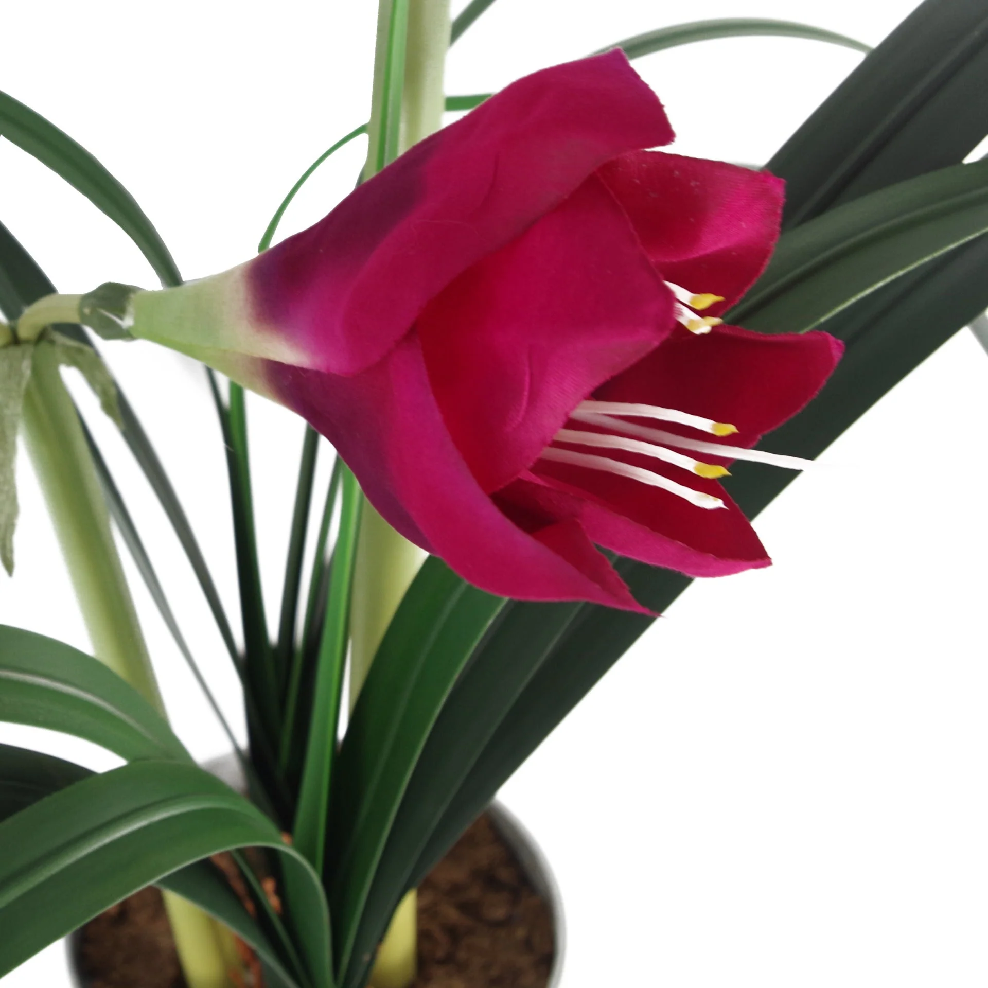 60cm Artificial Amarylis Pink - Image 4