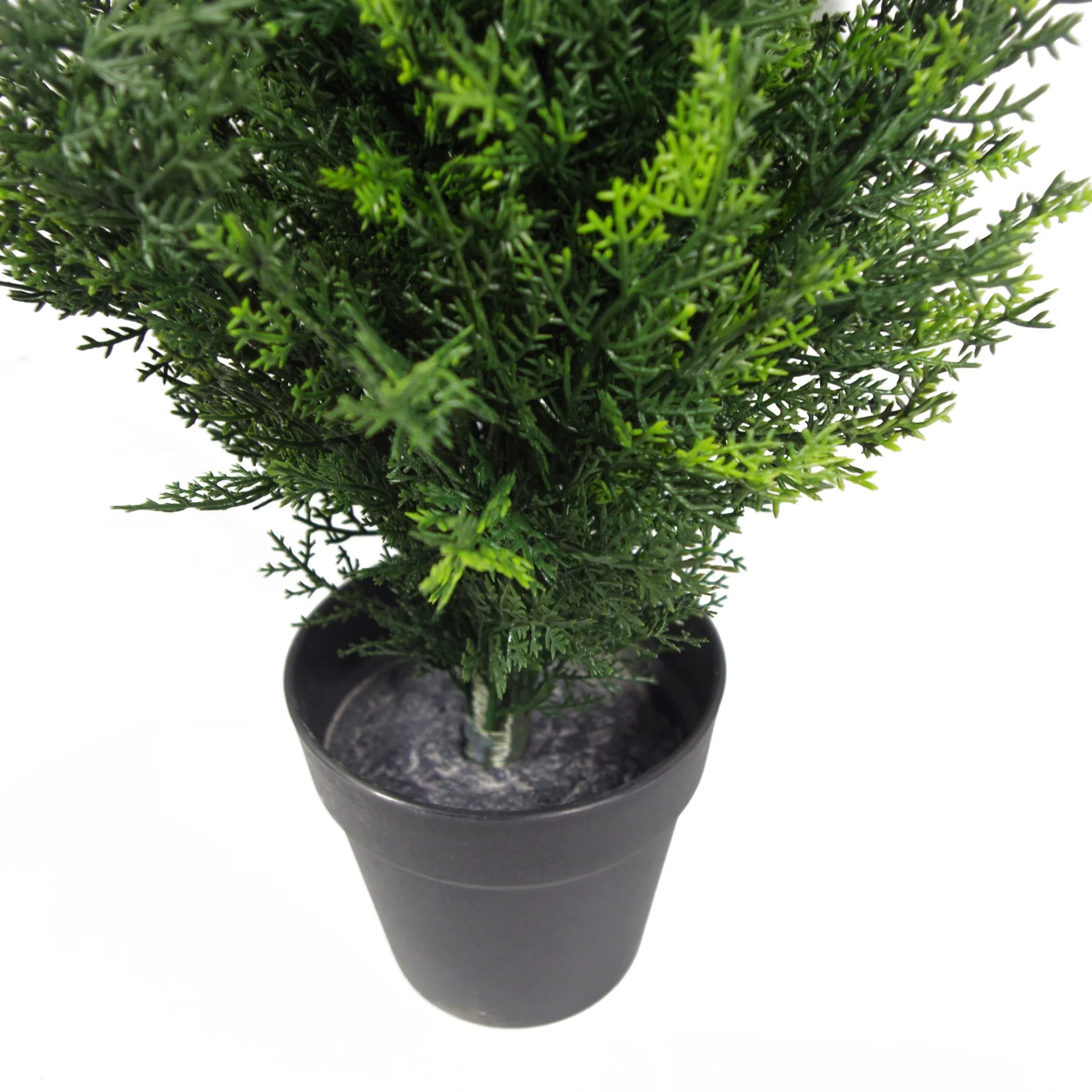 60cm Artificial Cedar Cypress Topiary UV Resistant - Image 2