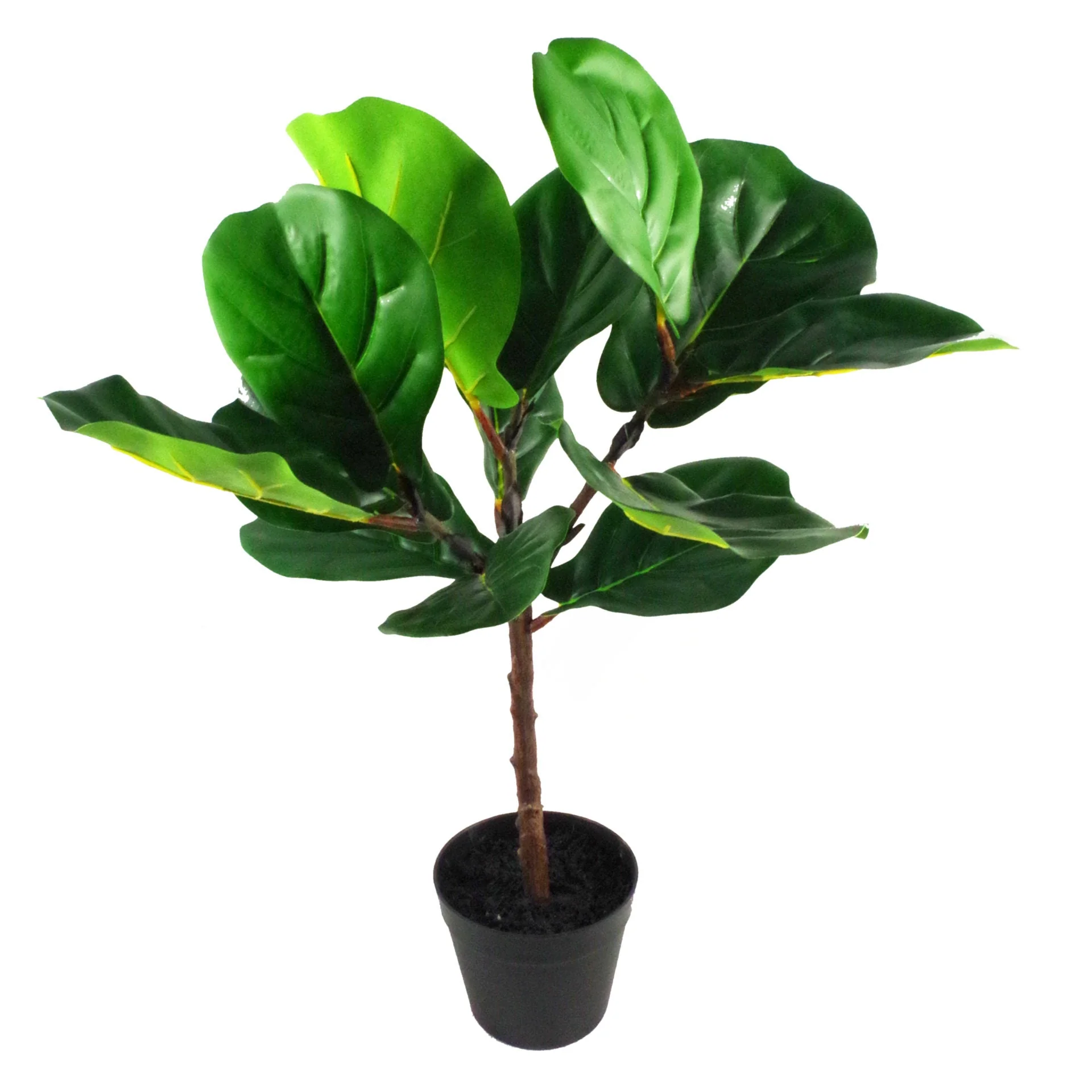 60cm Artificial Fiddle Fig Plant - Image 3