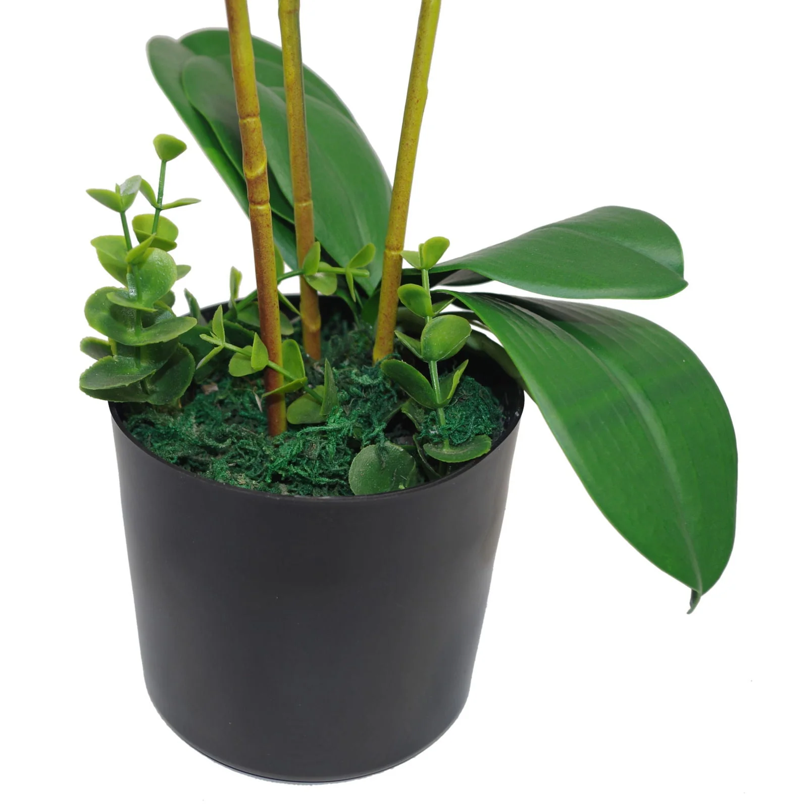 60cm Artificial Luxury Orchid -Triple Stem - Pink Realistic Plant - Image 3