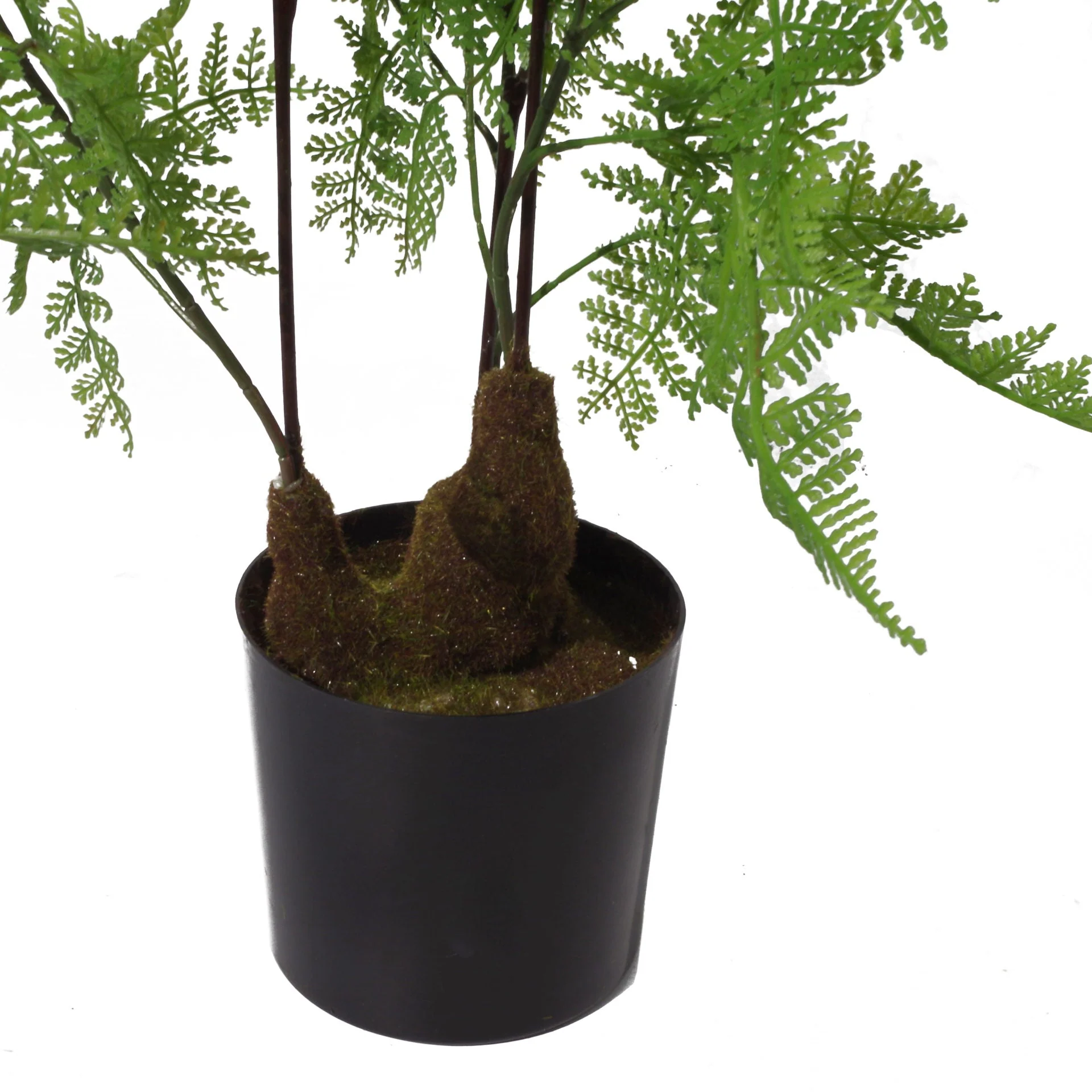 60cm Artificial Natural Moss Base Fern Foliage Plant - Image 2