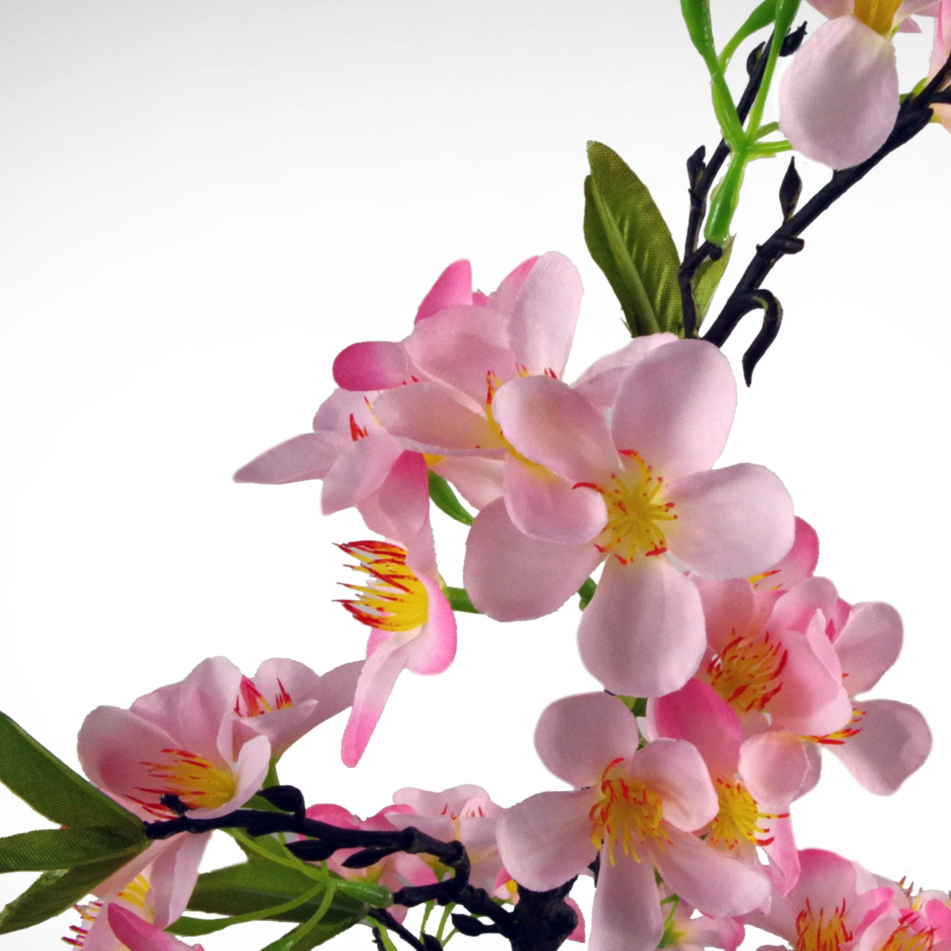 60cm Artificial Pink Blossom Bonsai Tree - Image 2