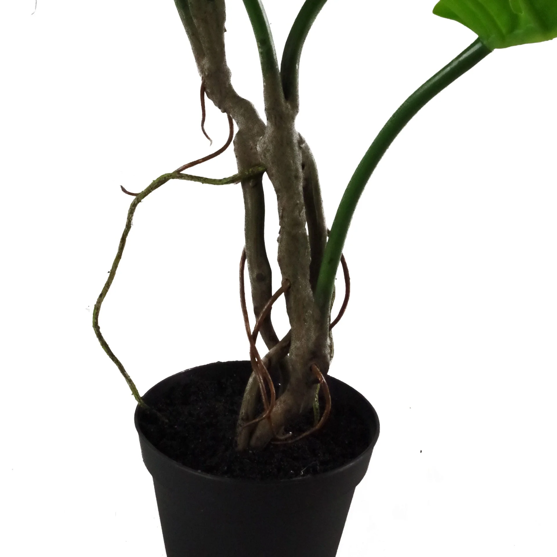 60cm Artificial Twisted Stem Vine Monstera Plant - Image 2