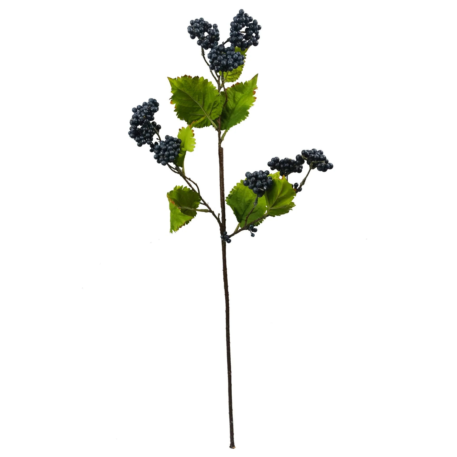 65cm Grape Leaf Foliage Spray with Berries Artificial - Image 2