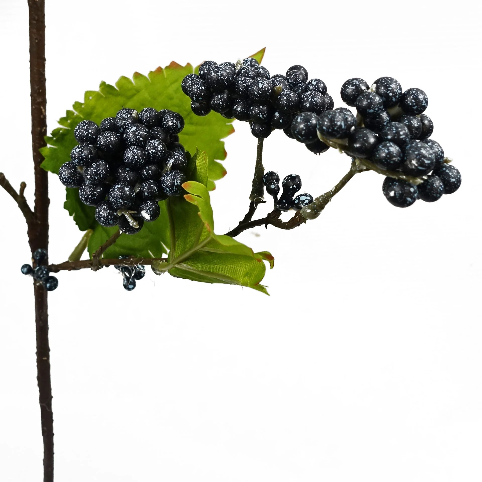 65cm Grape Leaf Foliage Spray with Berries Artificial - Image 3