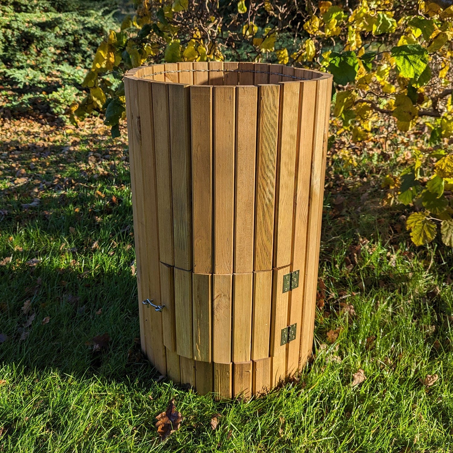 66 Litre Wooden Potato Planter Barrel - Image 3
