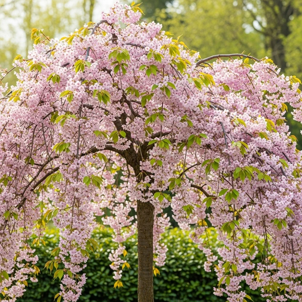 7ft Half-Standard White Weeping Cherry Blossom Tree | Mature Bare Root 'Shidare Yoshino' | 6/8cm Girth