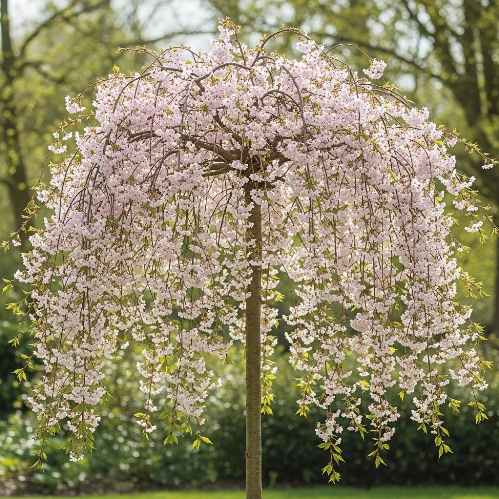 7ft Half-Standard White Weeping Cherry Blossom Tree | Mature Bare Root 'Shidare Yoshino' | 6/8cm Girth - Image 2