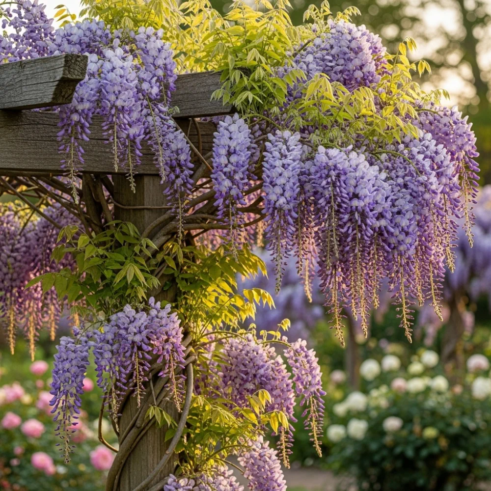 5ft Mature Grafted Chinese Wisteria | Wisteria Sinensis | 9L Pot - Image 4