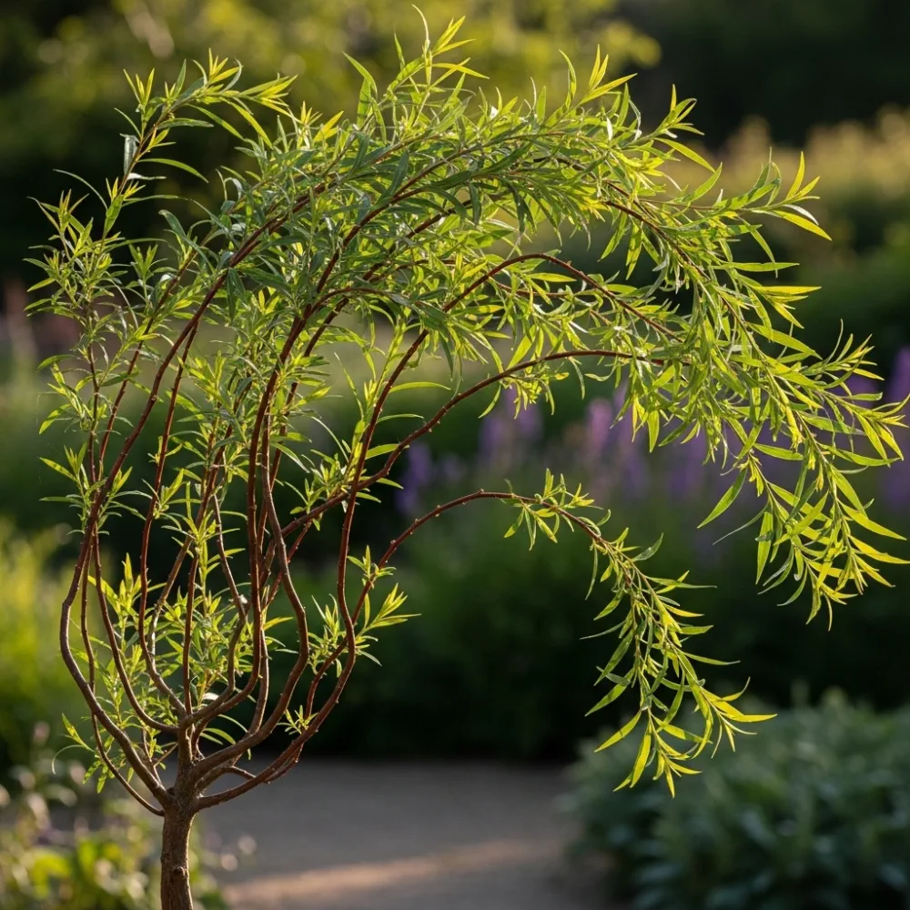 7ft Red Twisted Willow Tree | Salix Erythroflexuosa 'Scarlet Curls' | Bare Root Tree