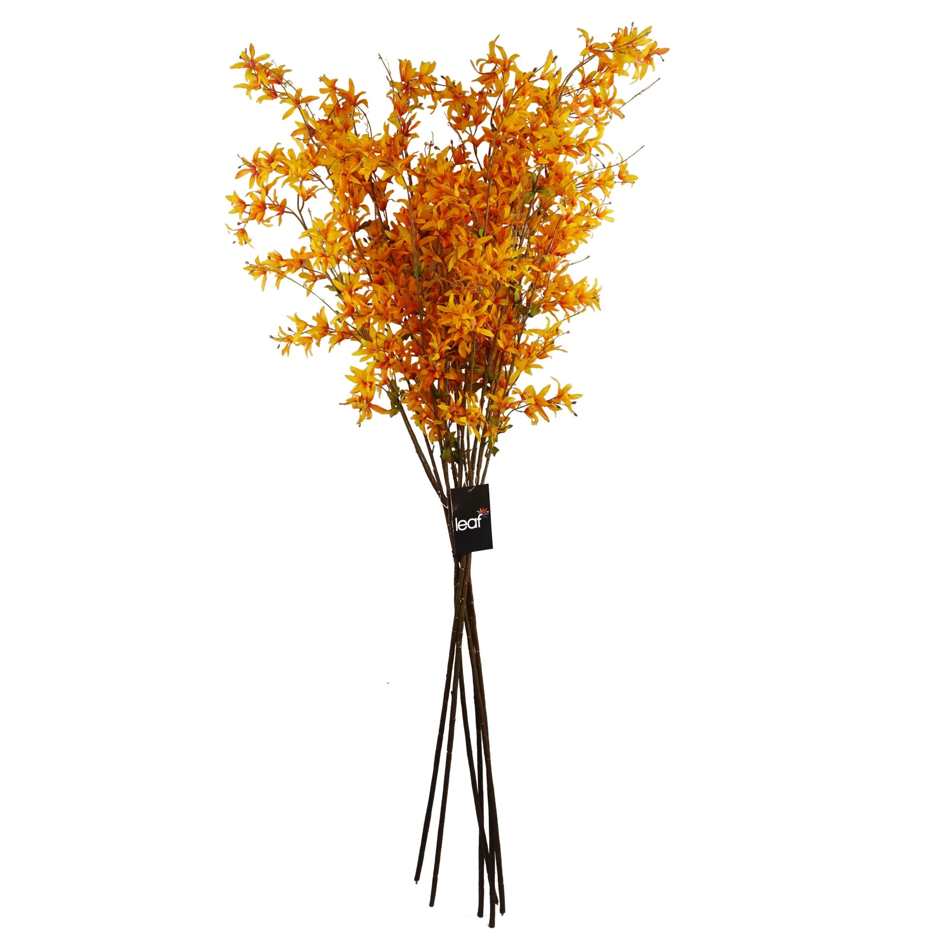 6x 130cm Yellow Blossom Floral Spray Artificial - Image 2