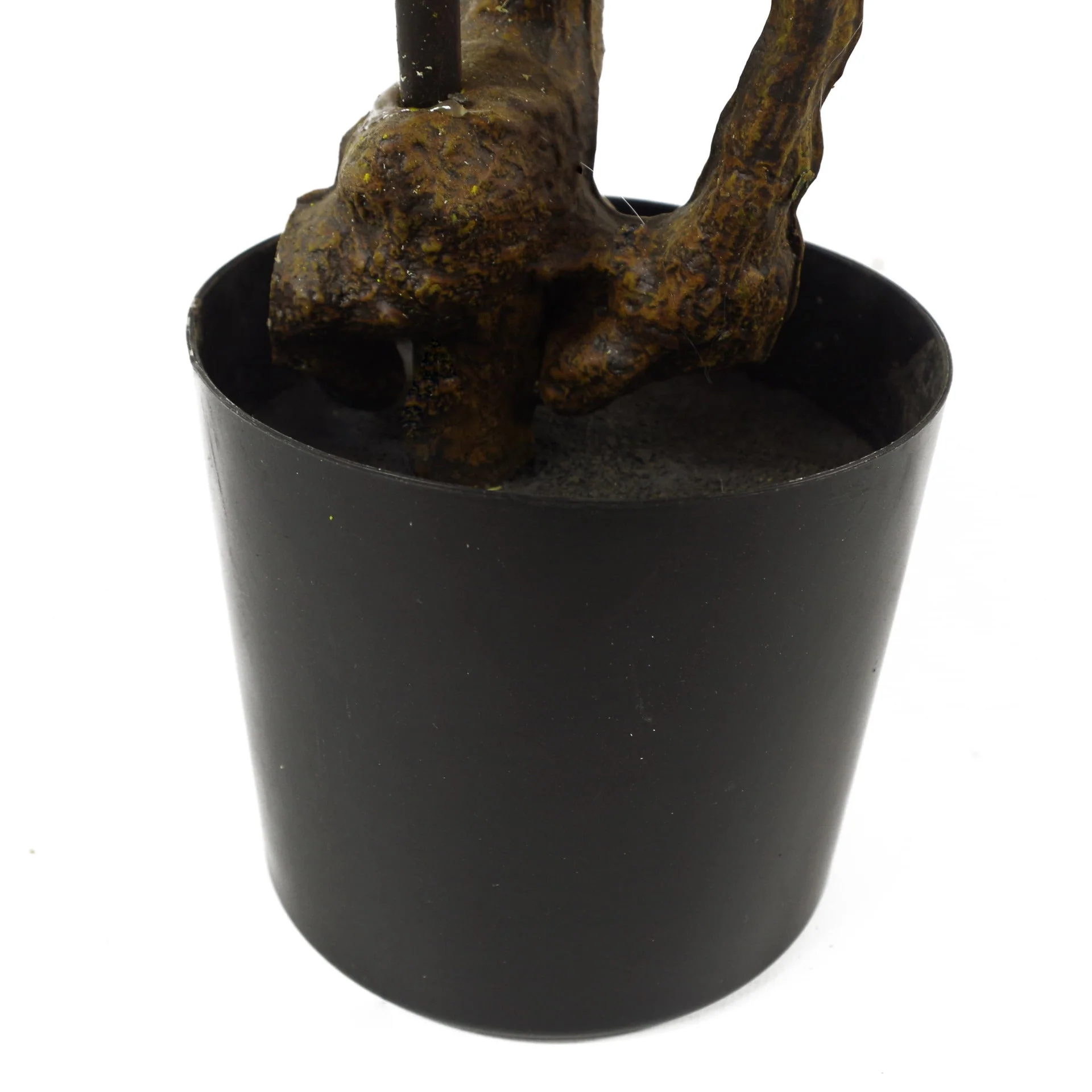 70cm Artificial Autumn Orange Fern Tree Plant - Image 4