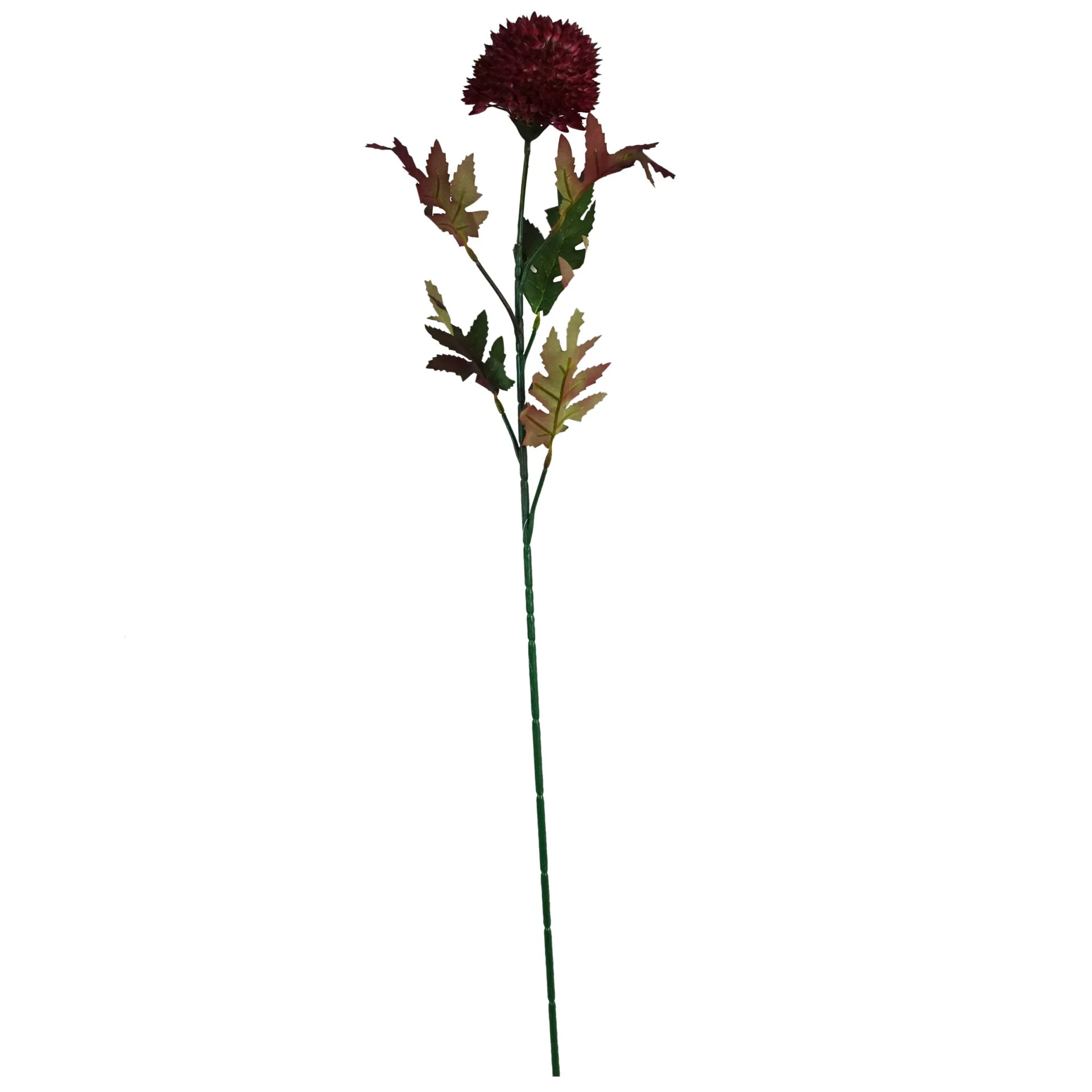 70cm Large Ball Dahlia Artificial Flower Stem Pink - Image 2