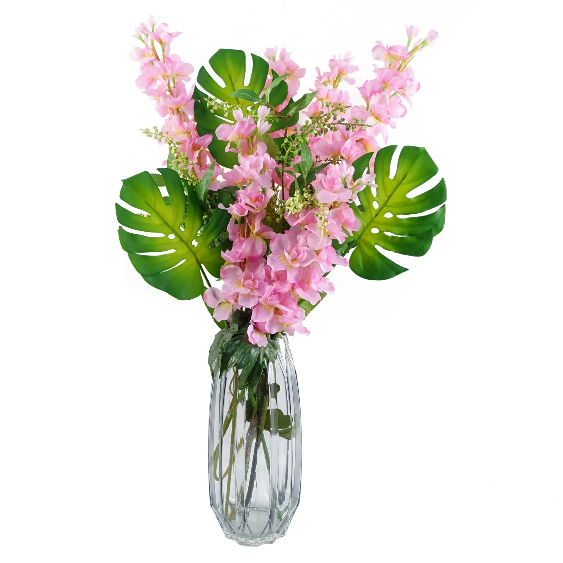 75cm Delphinium Pink Artificial Stem - Image 4