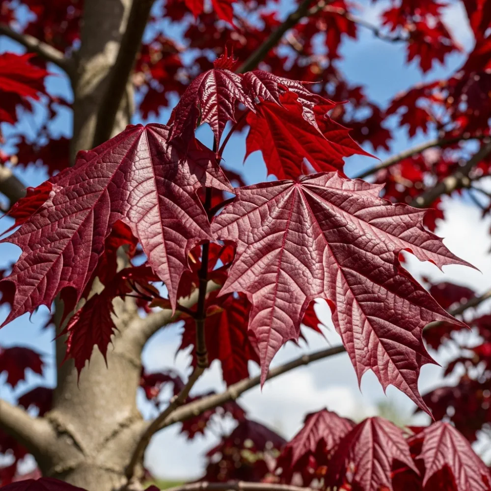7ft Mature Acer 'Crimson King' | Purple-Leaved Maple Tree | Acer platanoides 'Crimson King' | 18L Pot