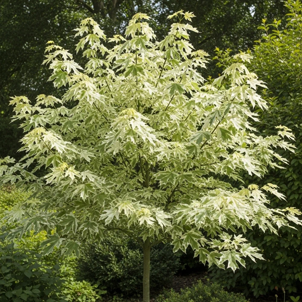 7ft Mature Variegated Norway Maple Tree | Acer platanoides 'Drummondii' in an 18L Pot | 4 Years Old - Image 2