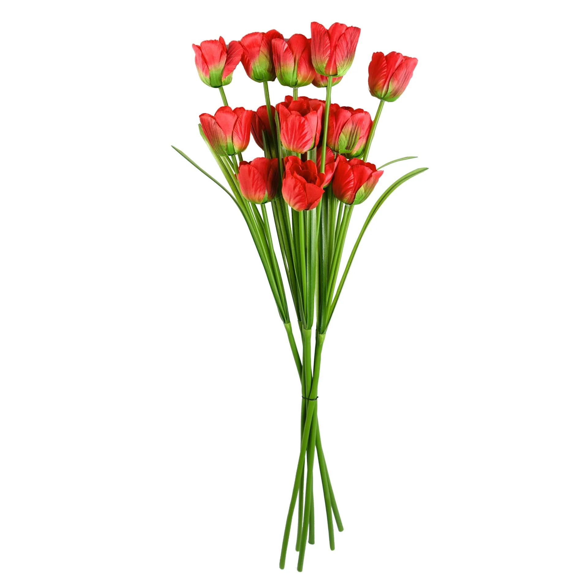 80cm Artificial Tulip Red Stem - Image 4
