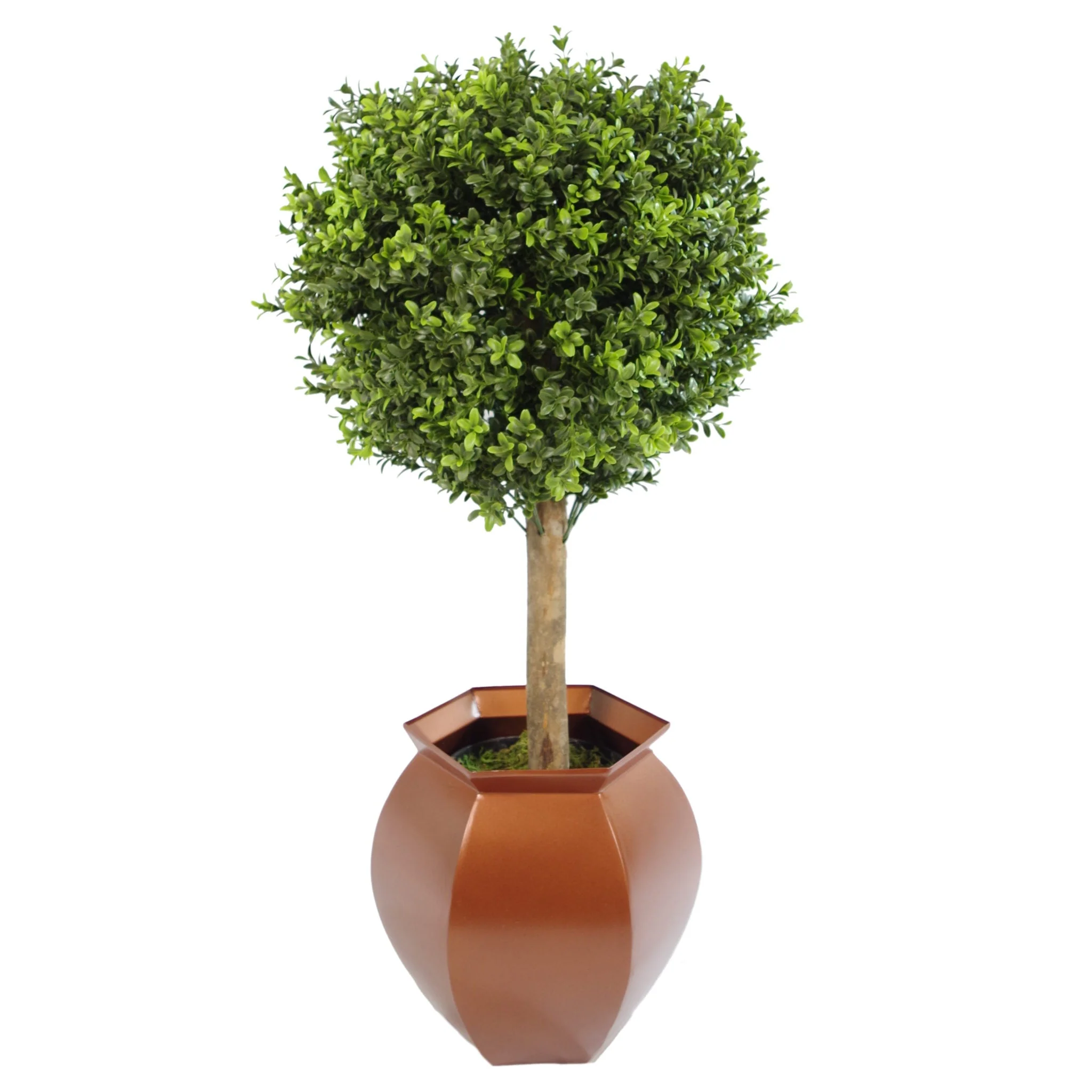 80cm Boxwood Artificial Topiary Buxus Ball Tree - Extra Wide 45cm Diameter - Image 3