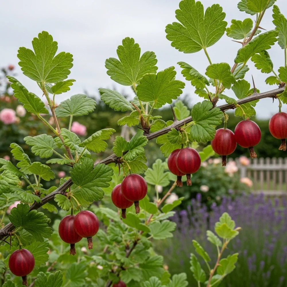 80cm 'Captivator' Gooseberry Bush | 2L Pot - Image 3