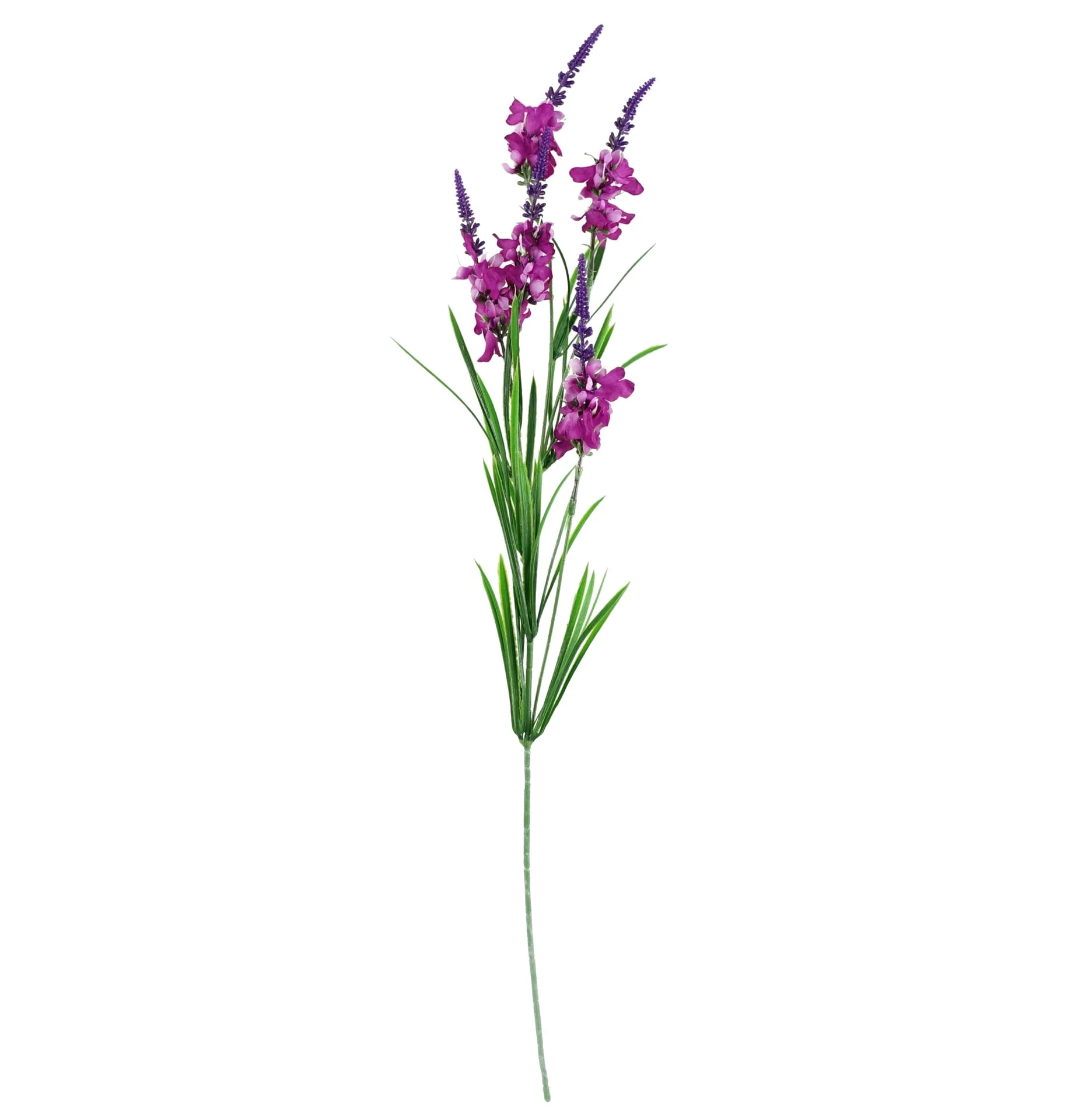 80cm Dark Pink Larkspur Artifical Stem - Image 2