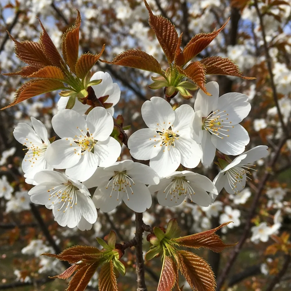 8ft Half-Standard 'Chocolate Ice' Mature Cherry Blossom Tree | 6/8cm Girth | Grown in 20L Airpot - Image 2