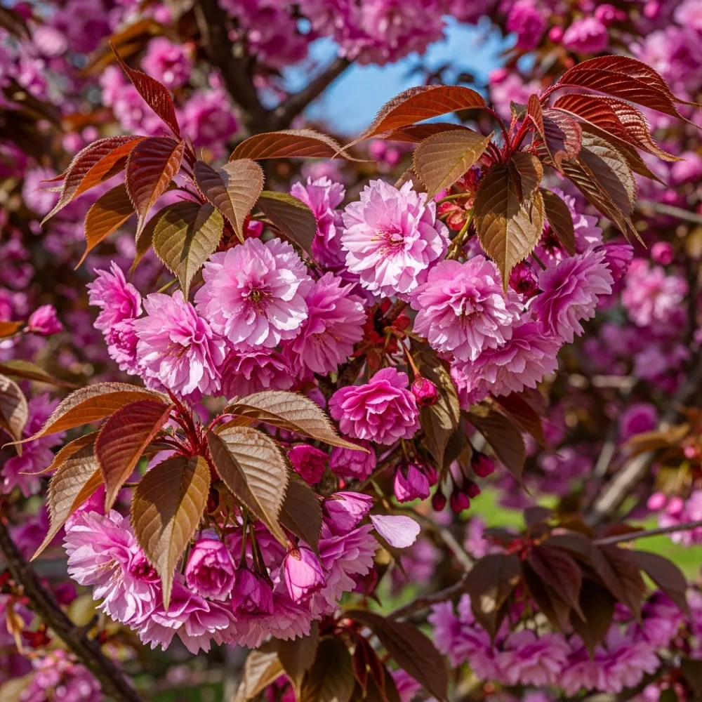 8ft Half-Standard 'Royal Burgundy' Mature Purple Leaf Cherry Blossom Tree | 6/8cm Girth | Grown in 20L Airpot - Image 3