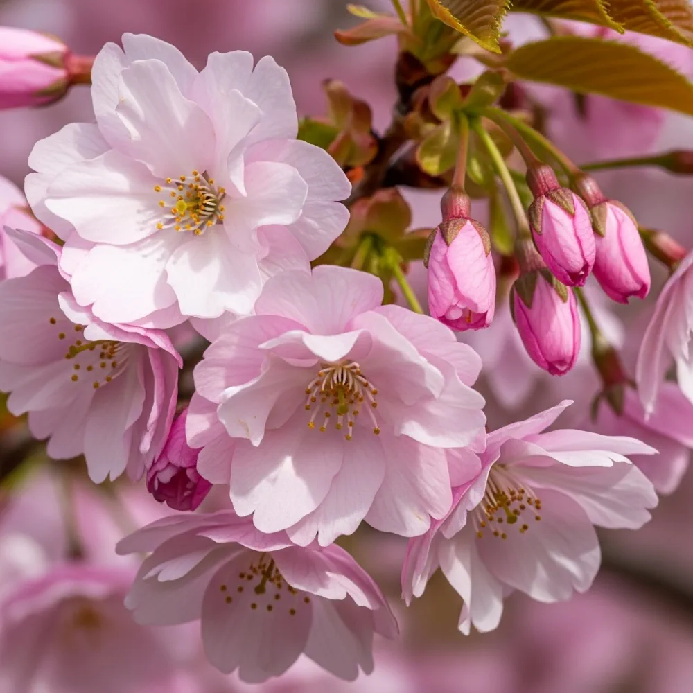 7ft Mature Flagpole Cherry Blossom Tree | Root Ball Multi-Stem Prunus Amanogawa - Image 2