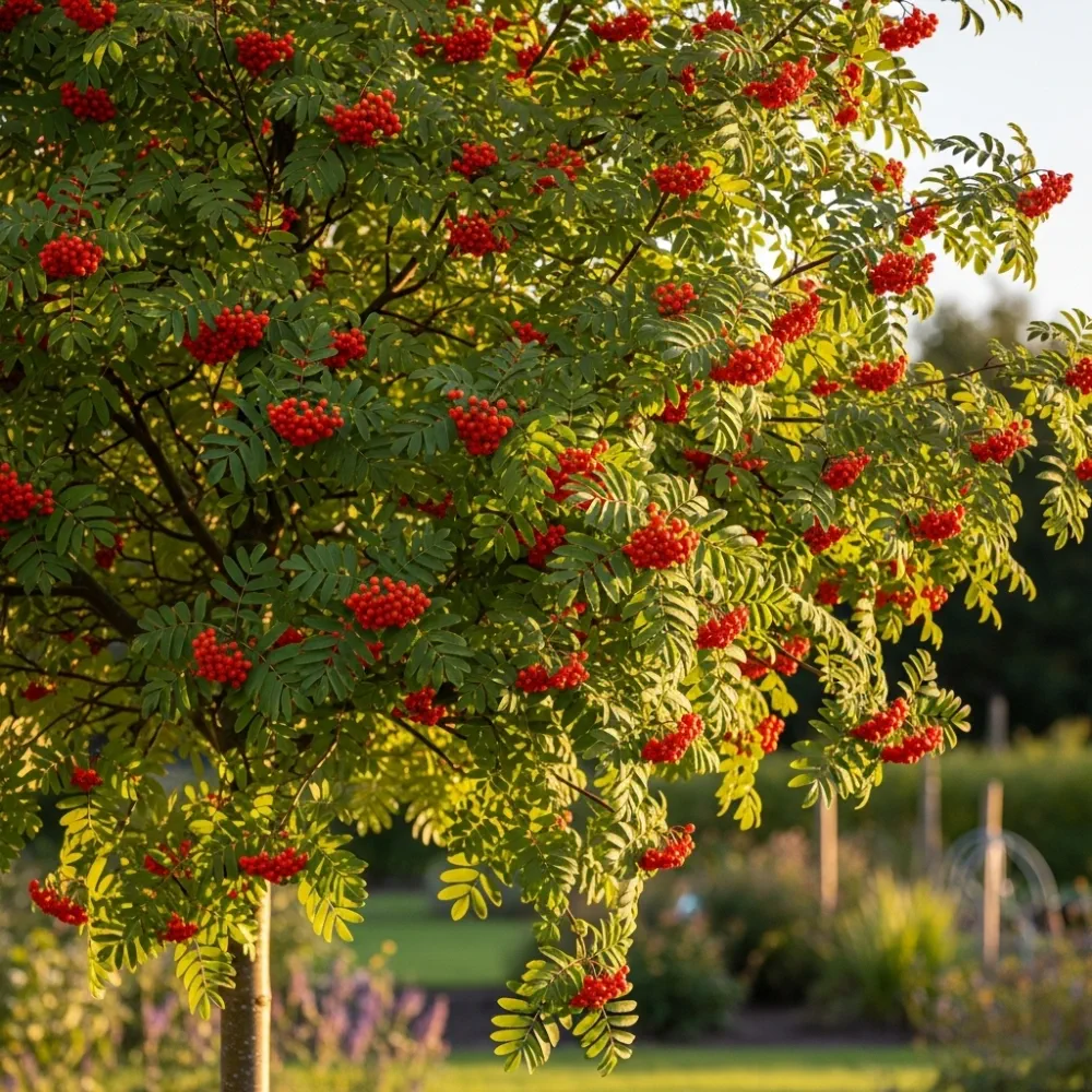 7ft Mature Mountain Ash Tree | Multi-Stem Bare Root Sorbus Aucuparia - Image 3