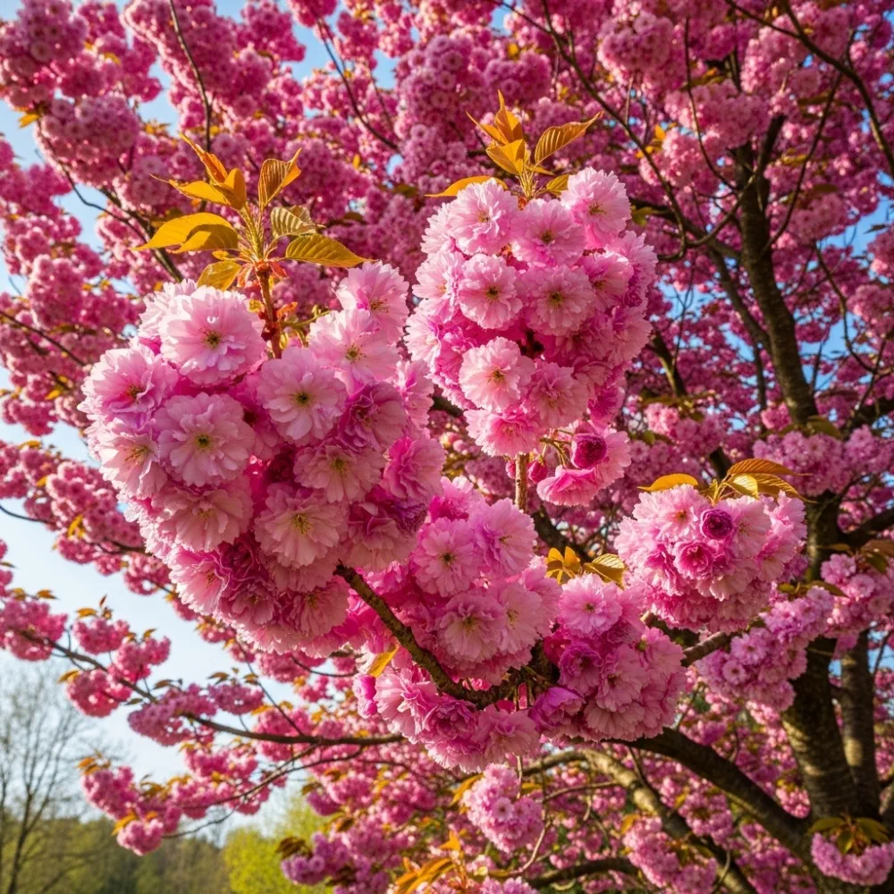 8ft 'Pink Perfection' Cherry Blossom Tree | Mature Half Standard | 6/8cm Girth | Grown in 40L Airpot - Image 3