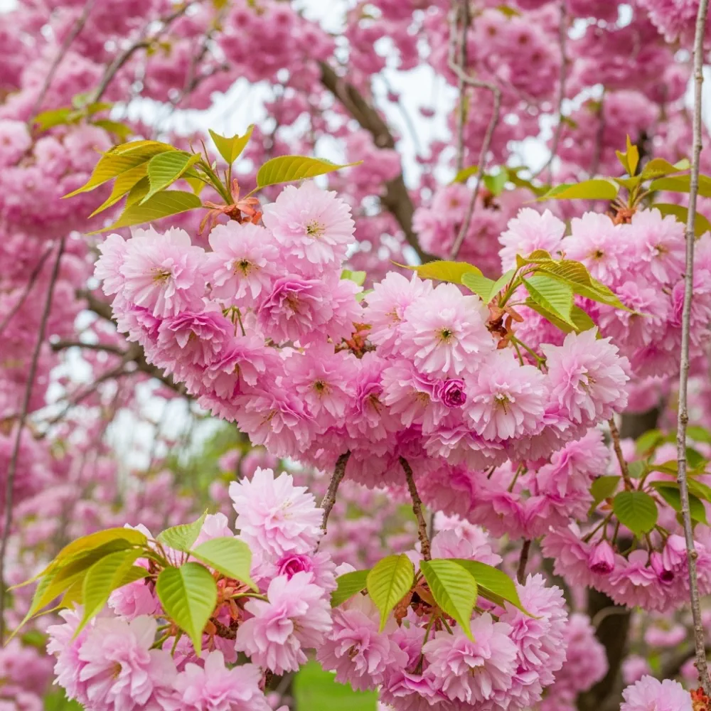 8ft Standard Cheal's Weeping Cherry Blossom Tree | 'Kiku Shidare Zakura' | 6/8cm Girth | Grown in 20L Airpot - Image 4