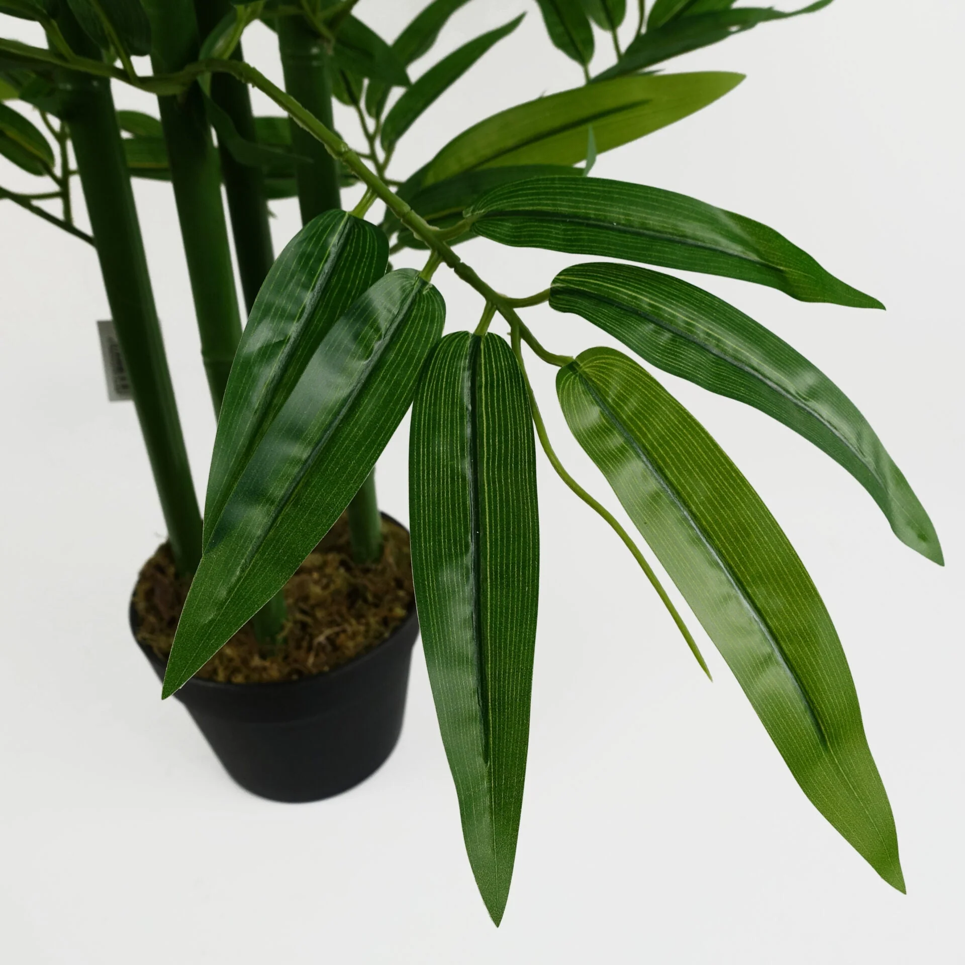 90cm (3ft) Fat Leaf Artificial Bamboo Plants Trees - Image 4