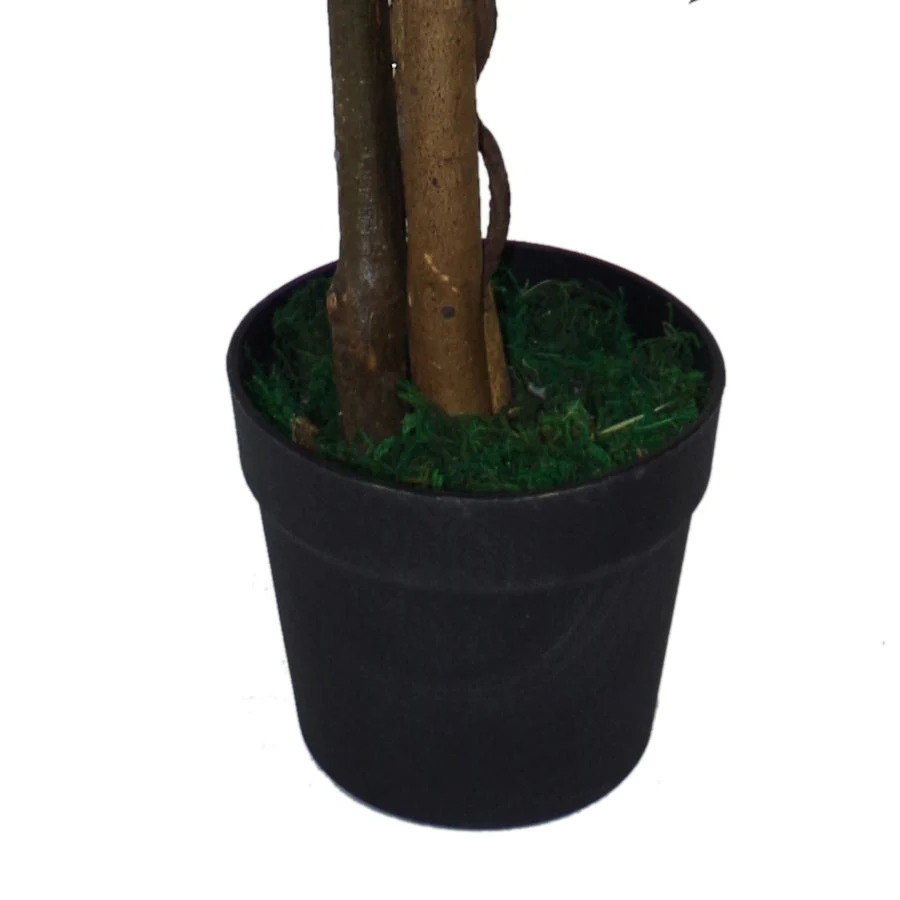 90cm Artificial Ficus Dark Tree - Image 2