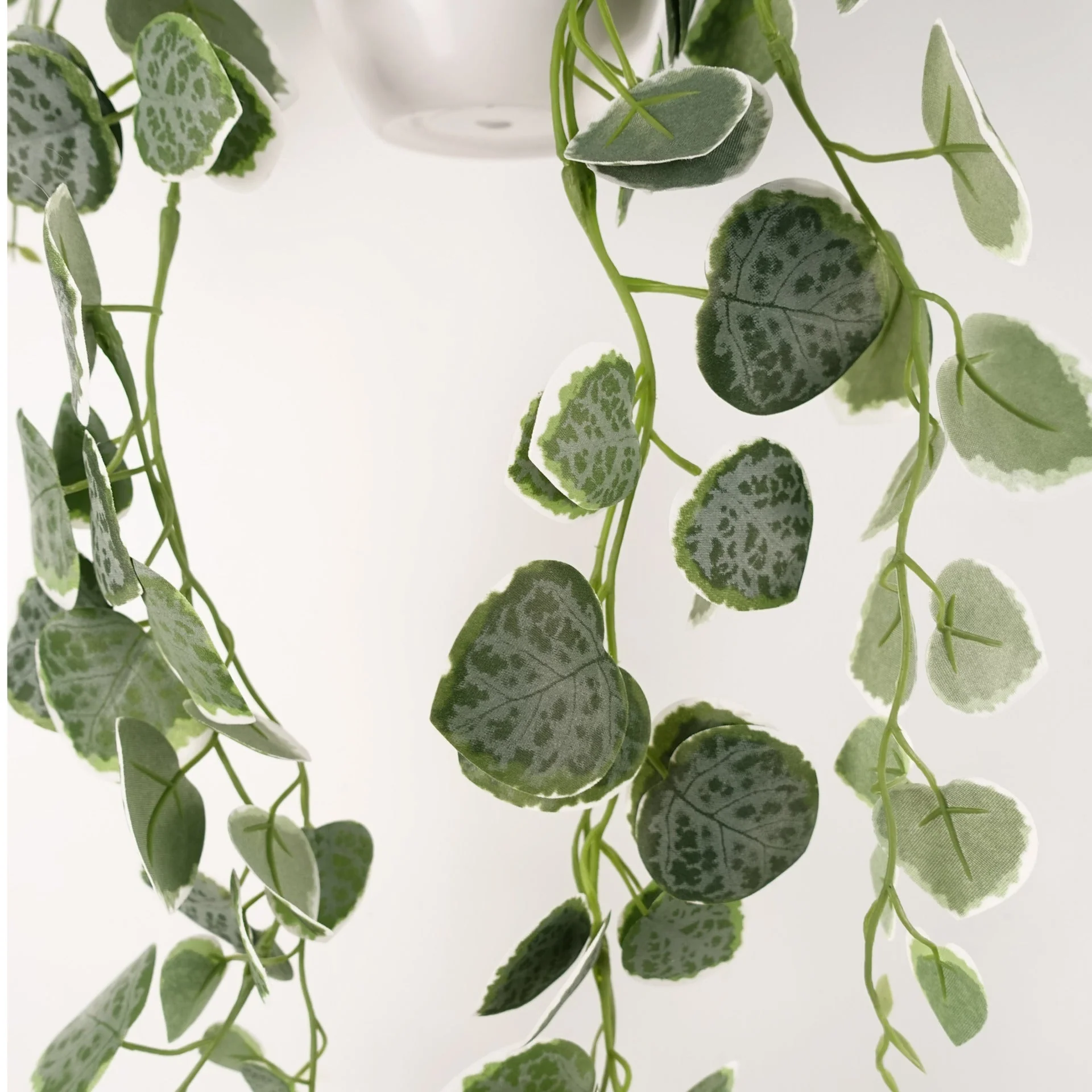 90cm Artificial Potted Hanging Trailing Green Plant - String of Hearts - Image 4