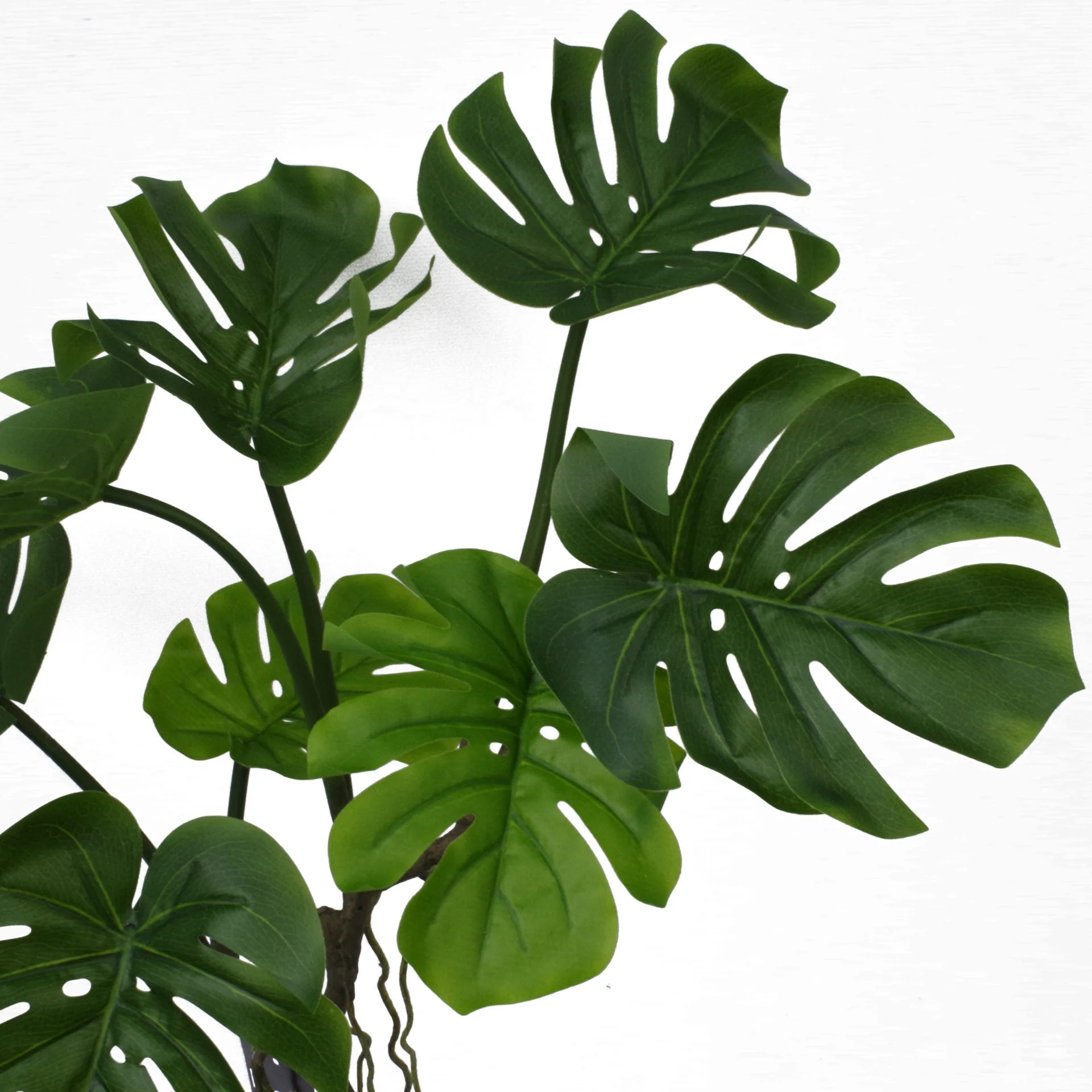 90cm Artificial Twisted Stem Monstera Plant - Image 4