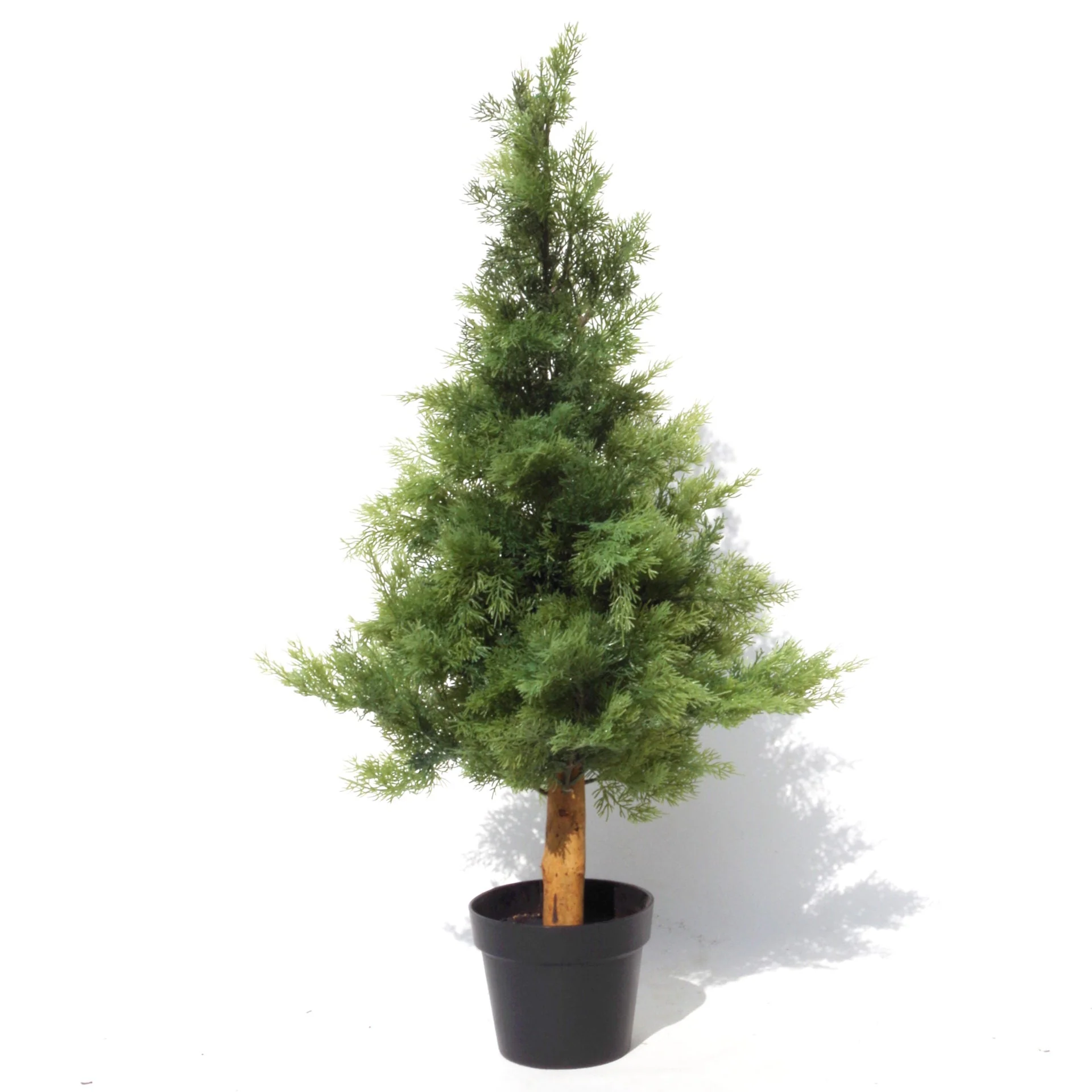 95cm Artificial Cedar Cypress Artificial Topiary Tree UV Protected - Image 4