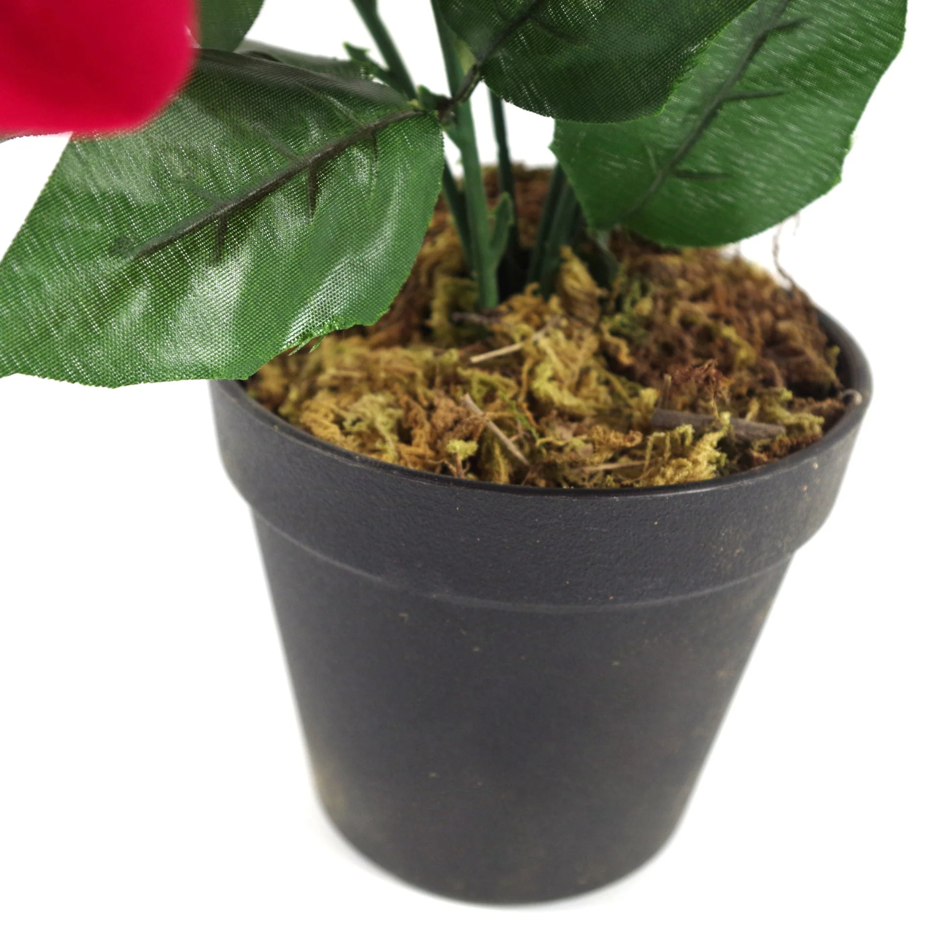 Artificial Christmas Xmas Red Poinsettia 40cm Potted Houseplant - Image 2