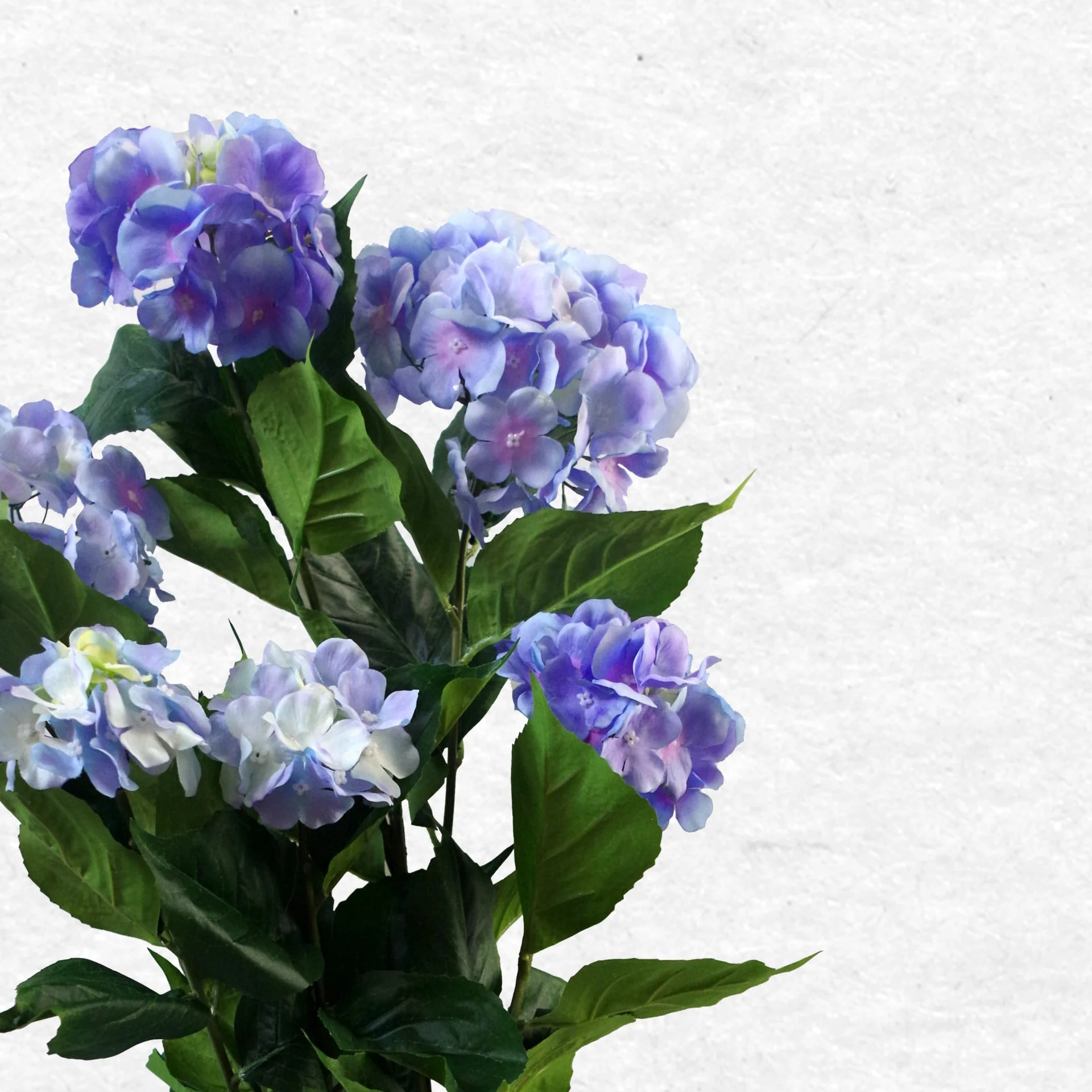 Artificial Hydrangea Flowering Plant Blue - Image 2