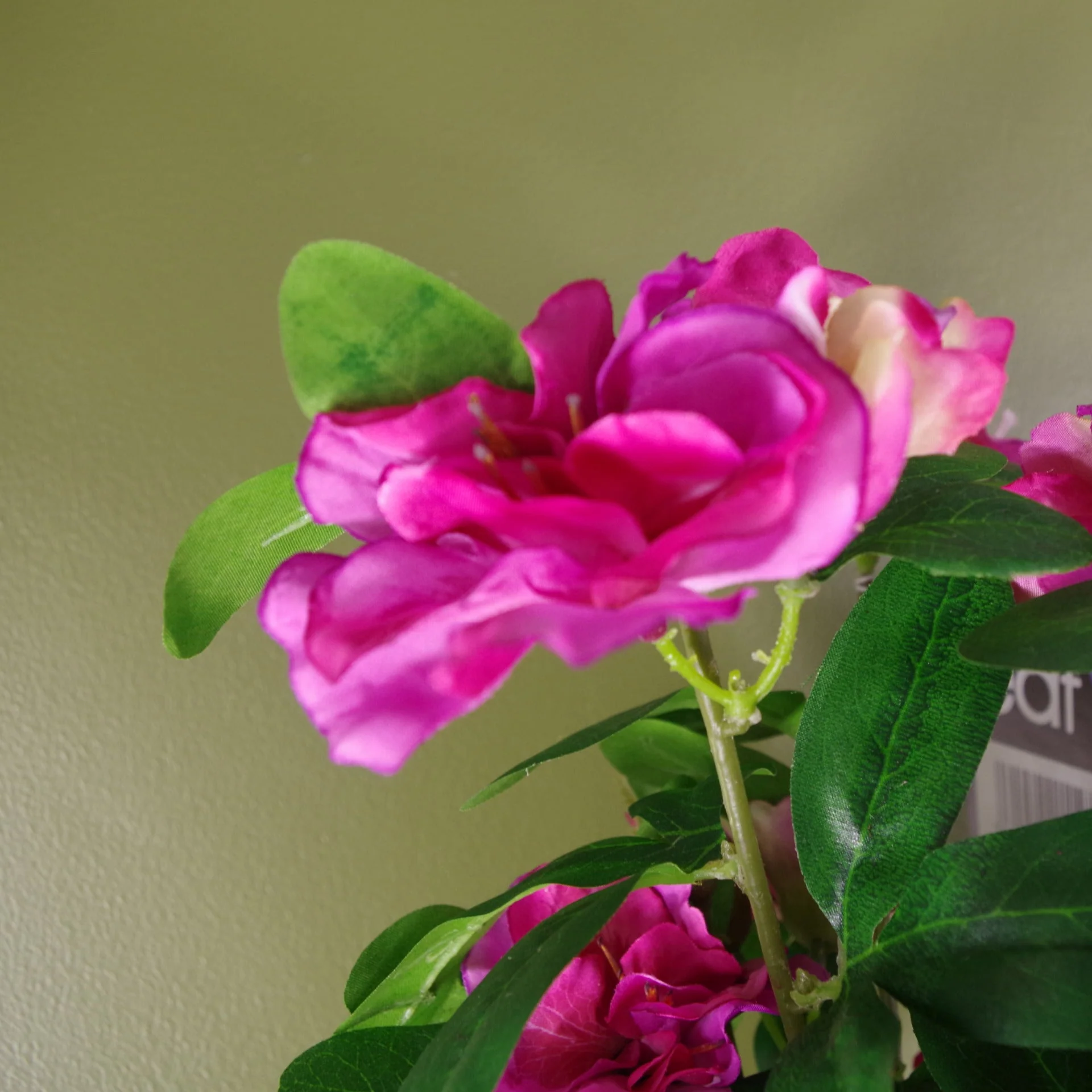 Artificial Rhododendron Flowering Plant Pink - Image 3