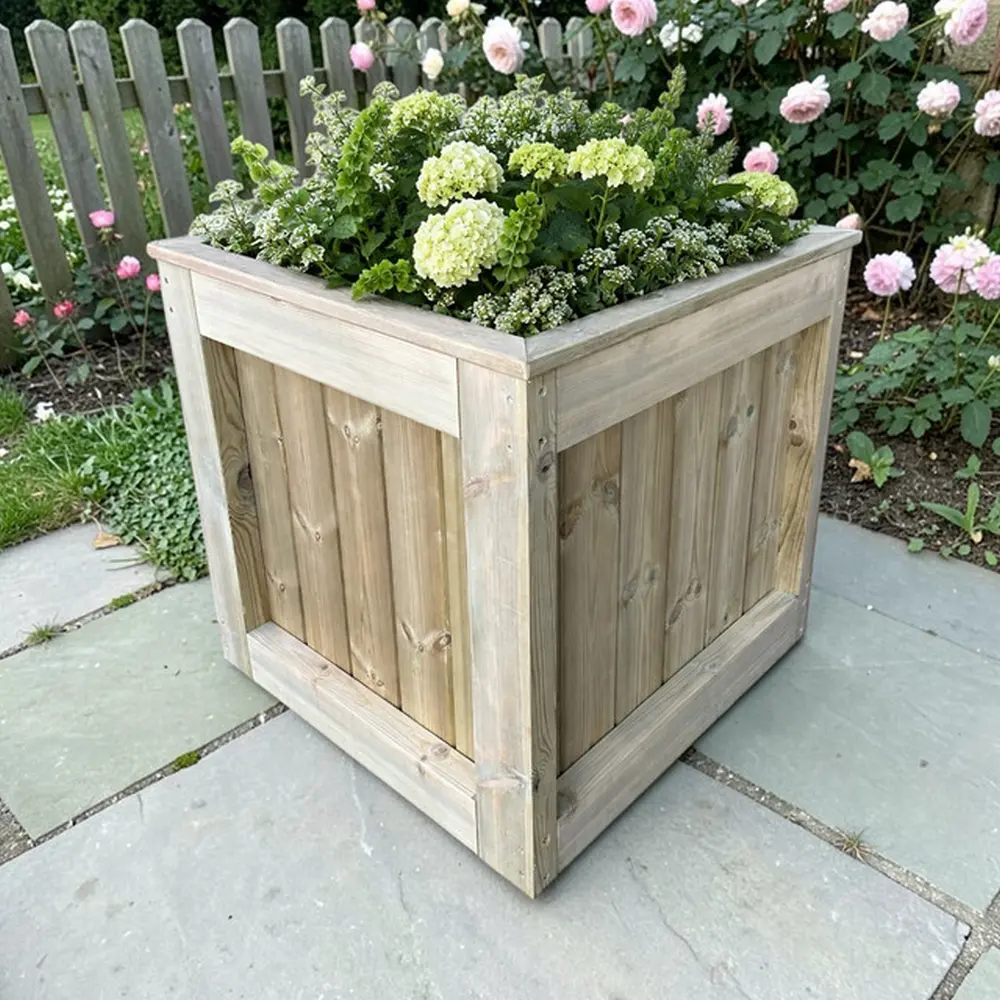 Customisable Wooden Trough Planter - Image 24