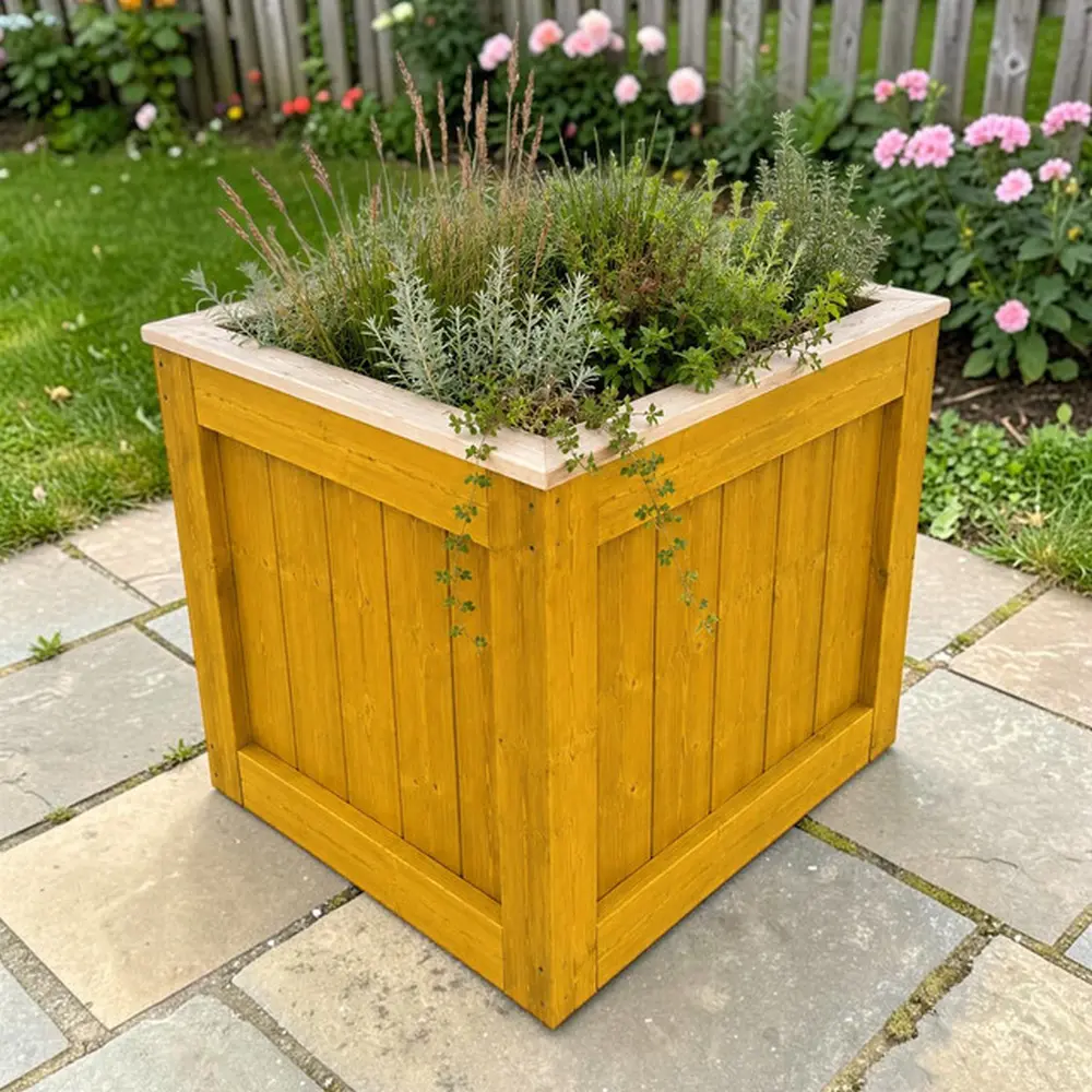 Customisable Wooden Trough Planter - Image 27